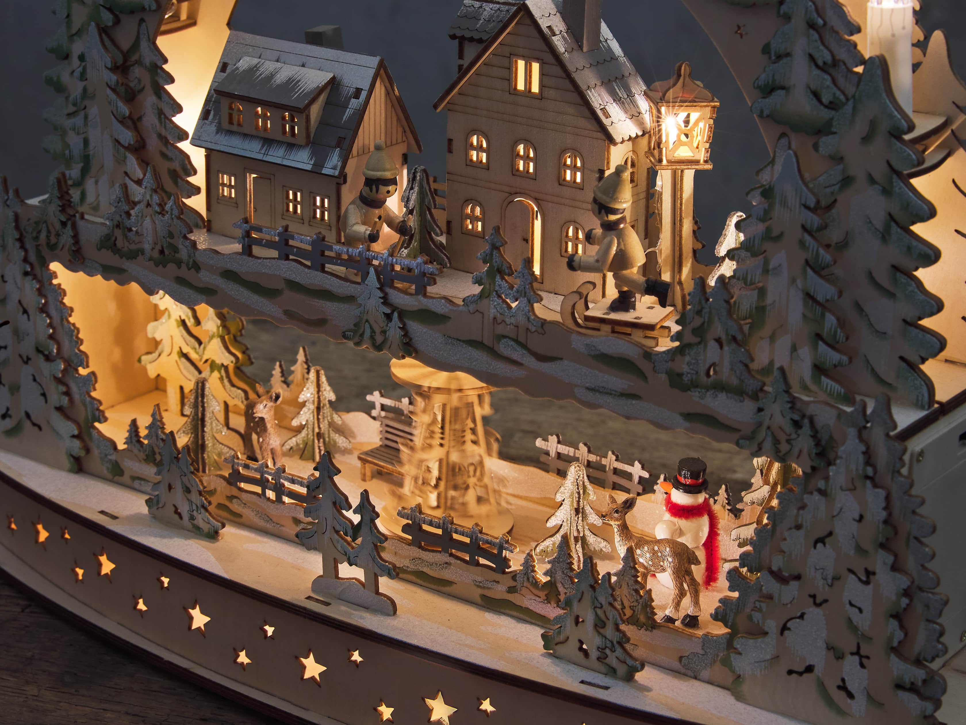 2-Tier Alpine Village, slide 4 of 4