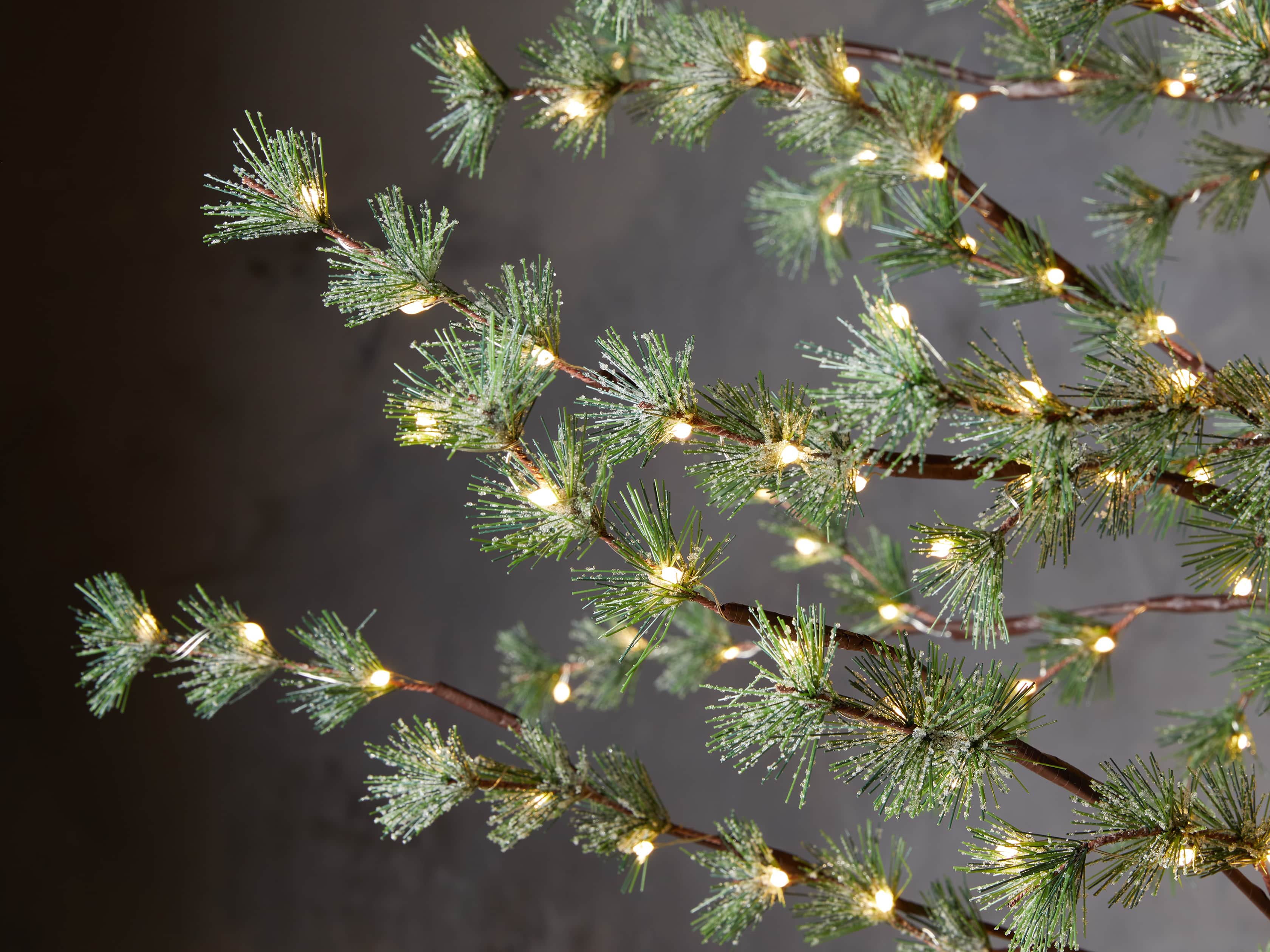6' Iced Ming Pine Tree, slide 3 of 3