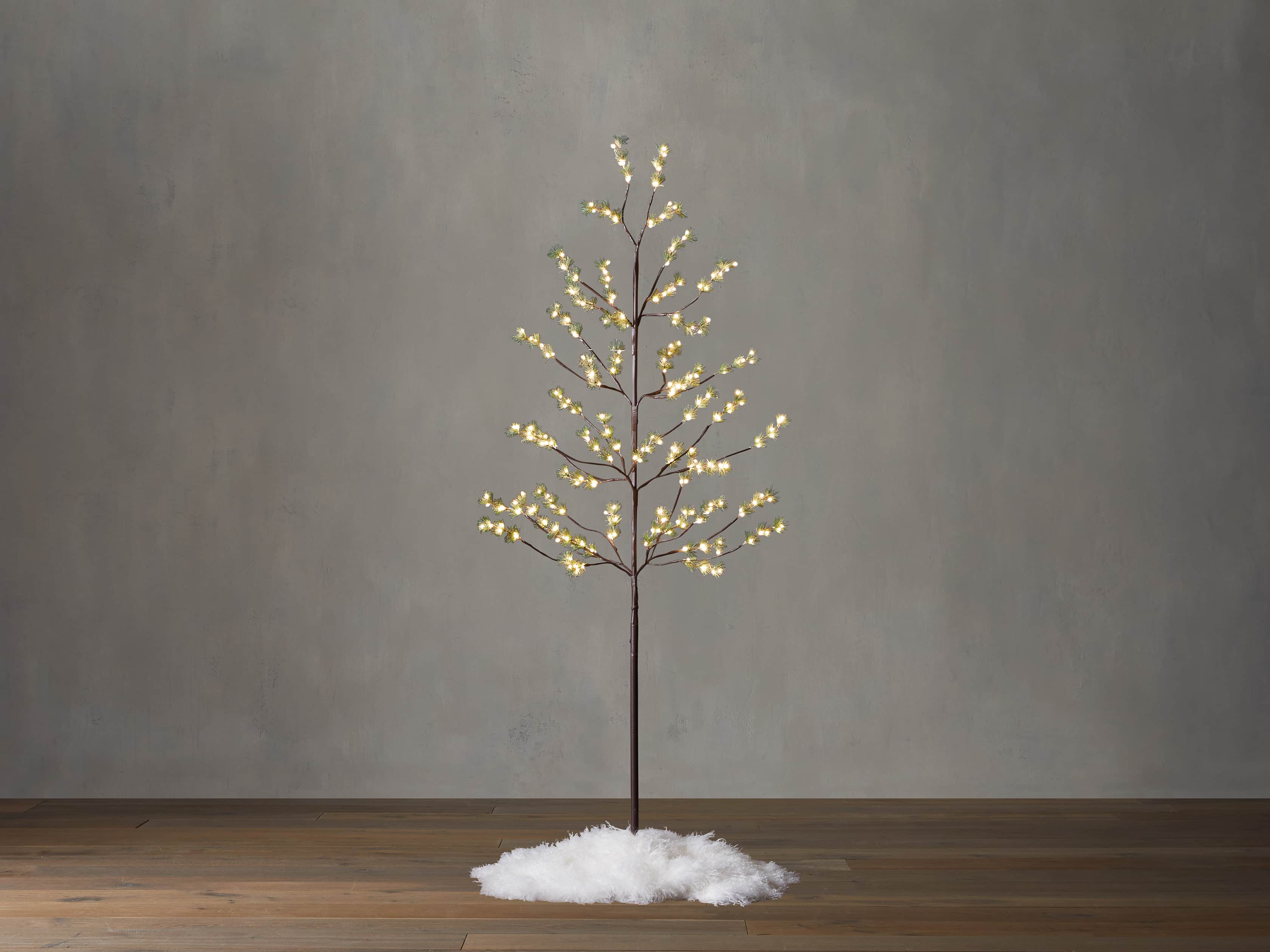 6' Iced Ming Pine Tree, slide 1 of 3