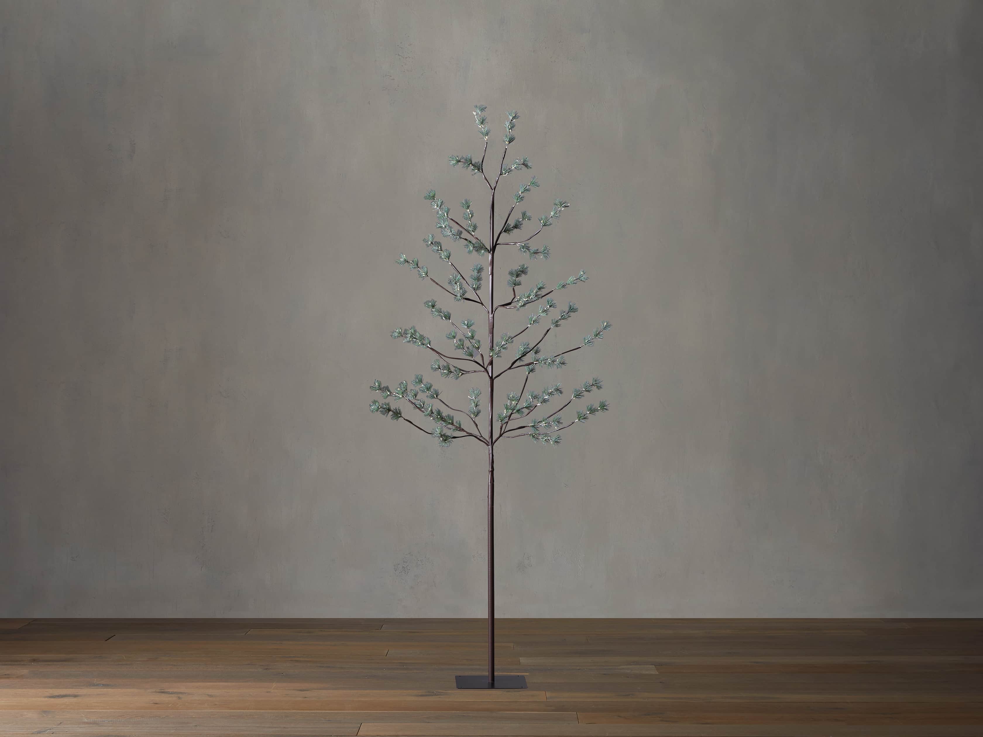 6' Iced Ming Pine Tree, slide 2 of 3