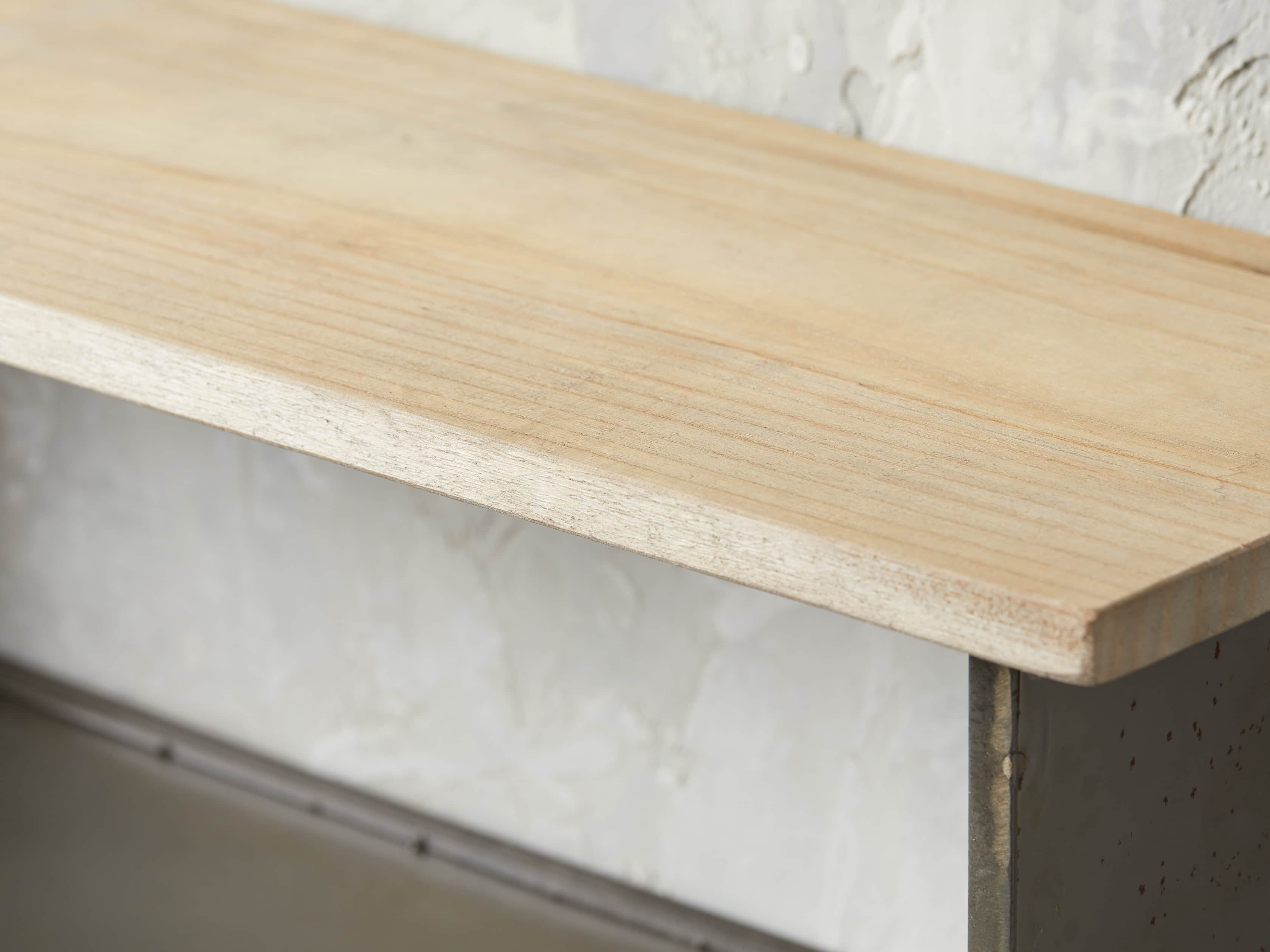 Metal and Wood Shelves (set of 2), slide 2 of 3