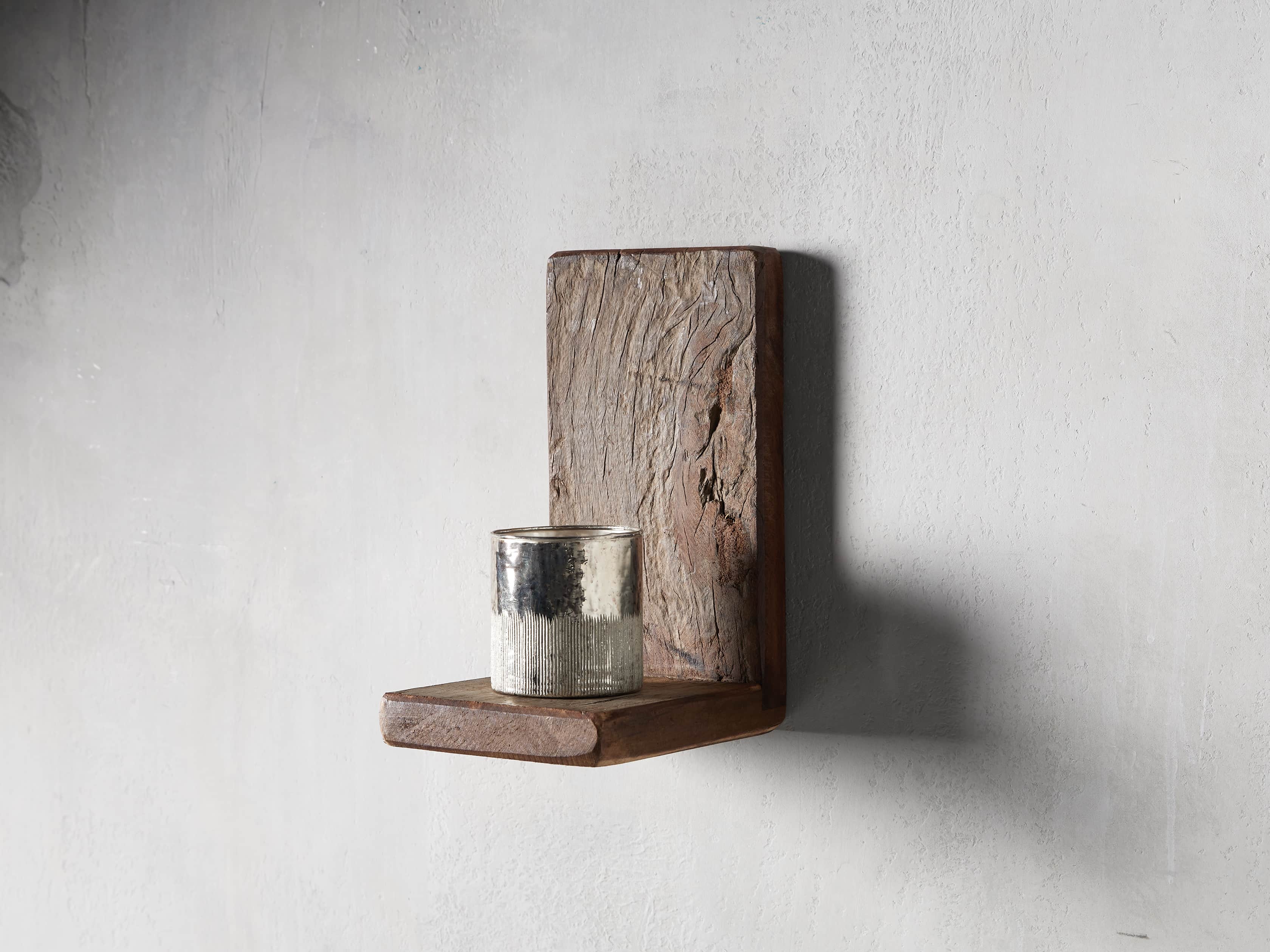 Small Recycled Wood Shelf, slide 2 of 5