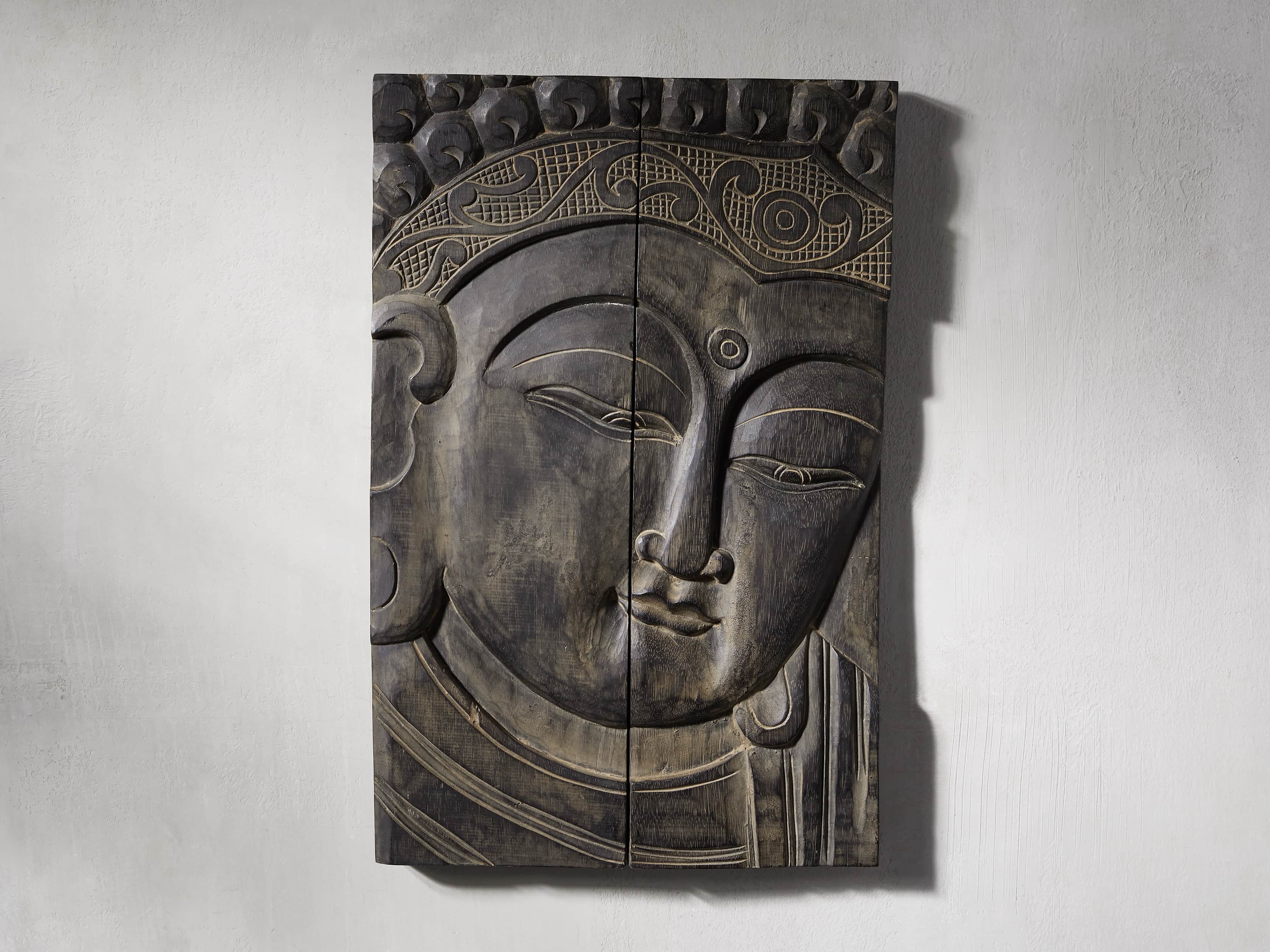 Buddha Wood Carving, slide 1 of 4