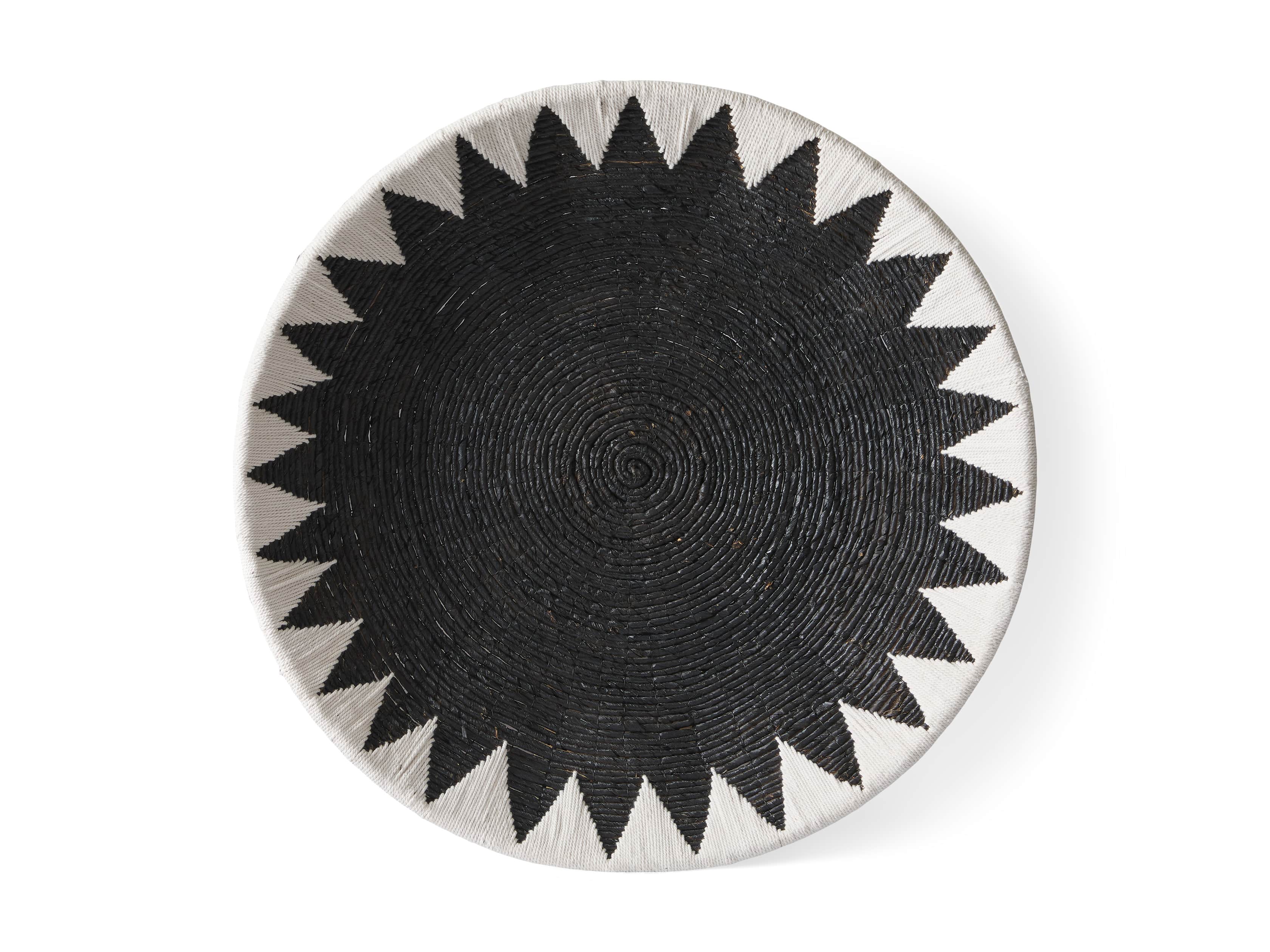 Large Banana Bark Bowl in Black & White, slide 6 of 6