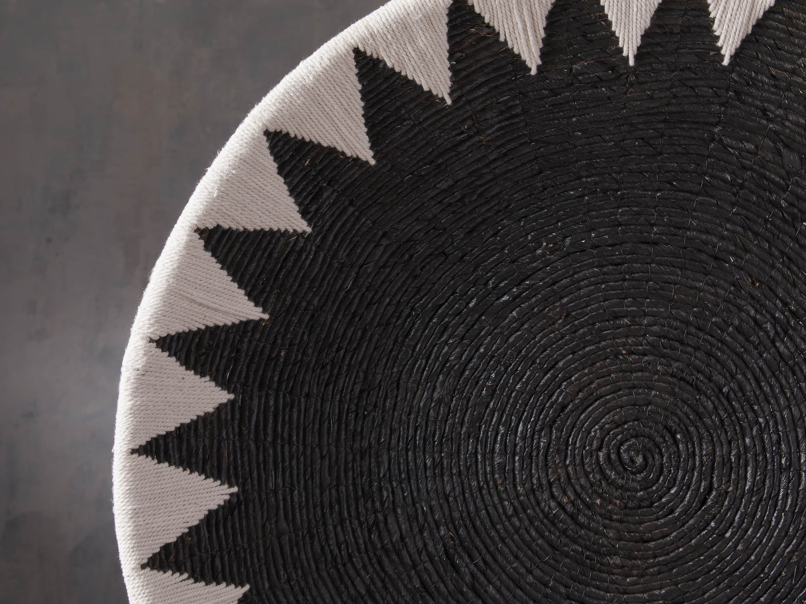 Large Banana Bark Bowl in Black & White, slide 3 of 6