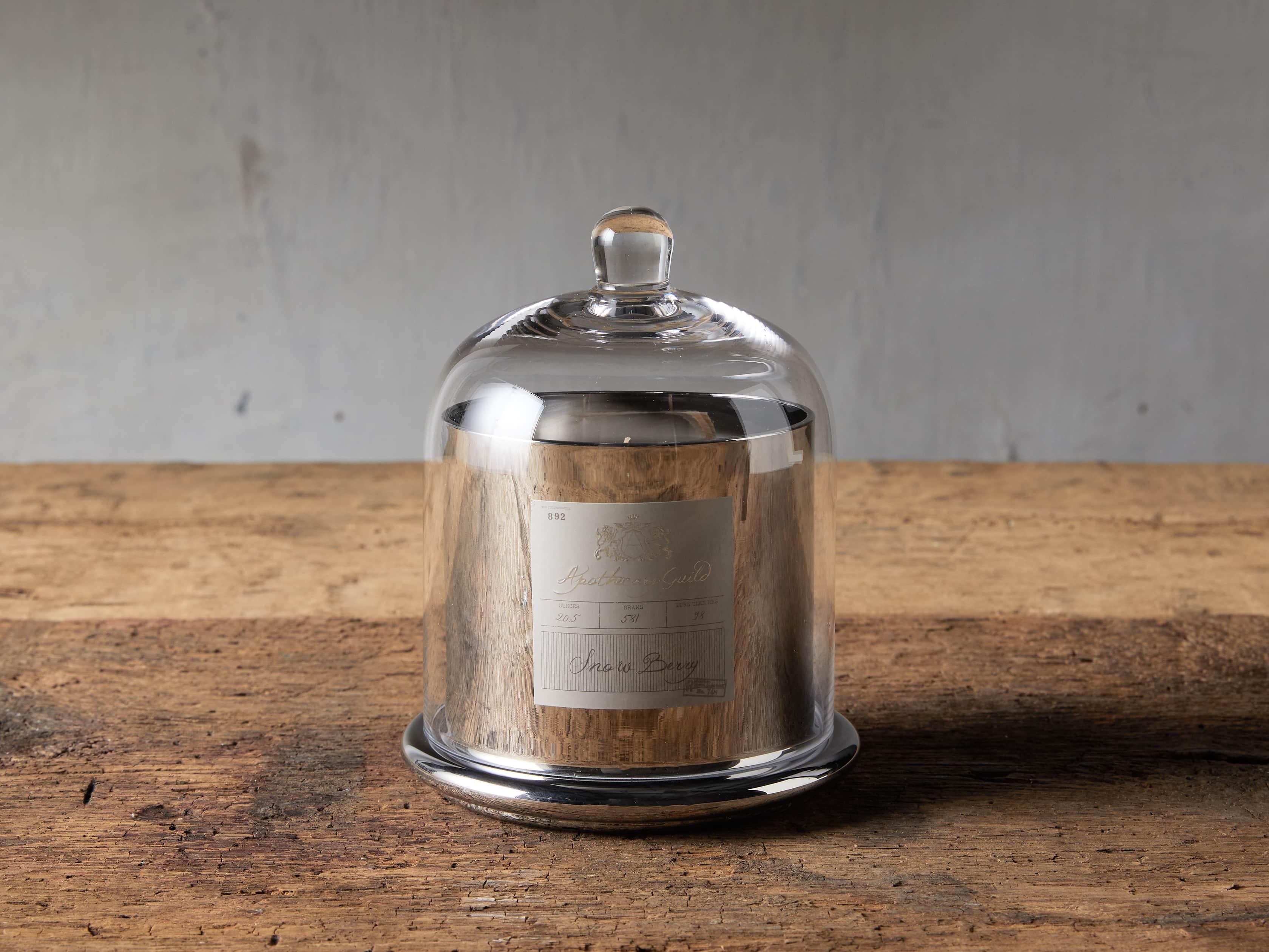 Small Snow Berry Dome Jar Candle, slide 1 of 4
