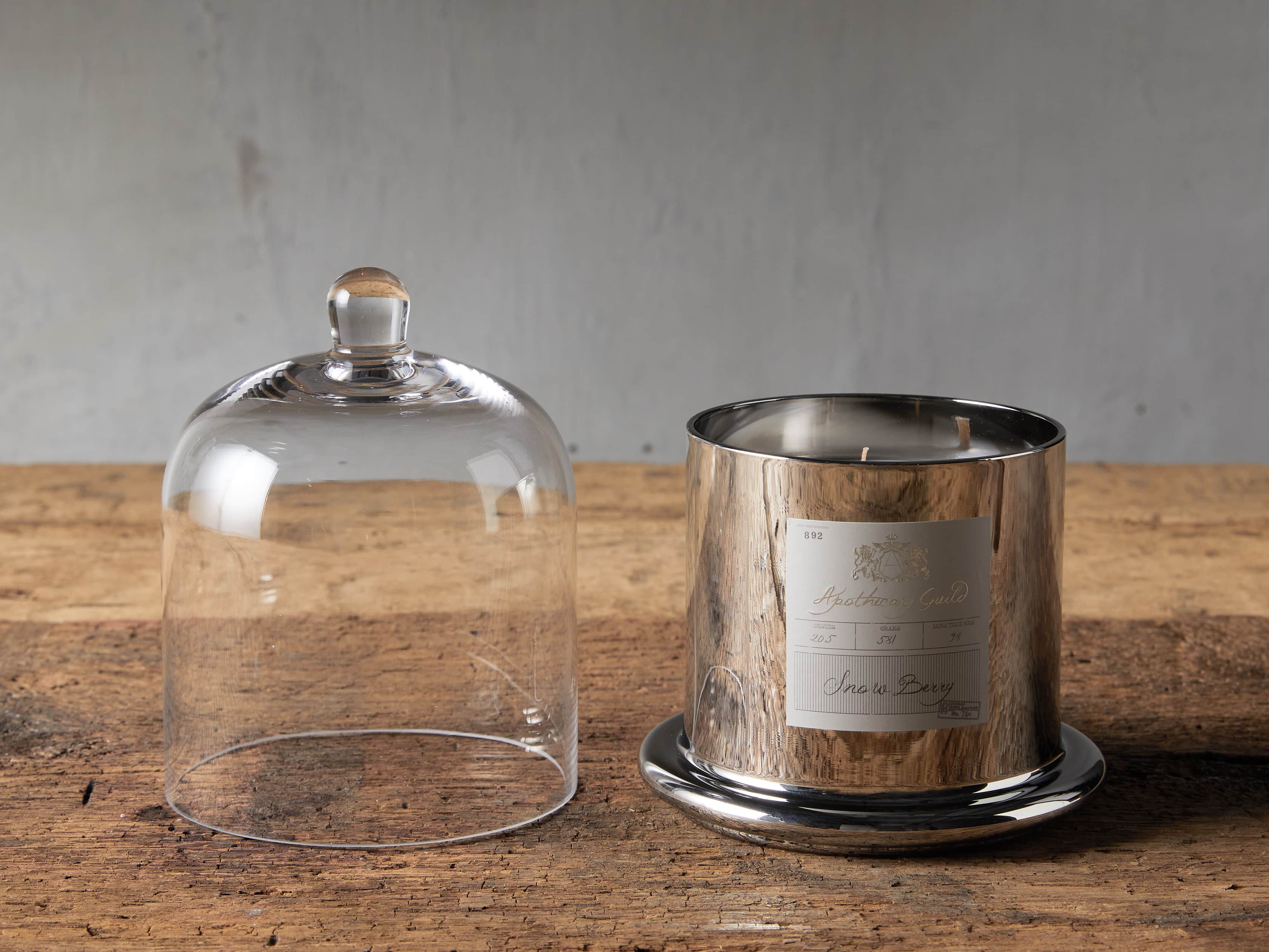 Small Snow Berry Dome Jar Candle, slide 2 of 4