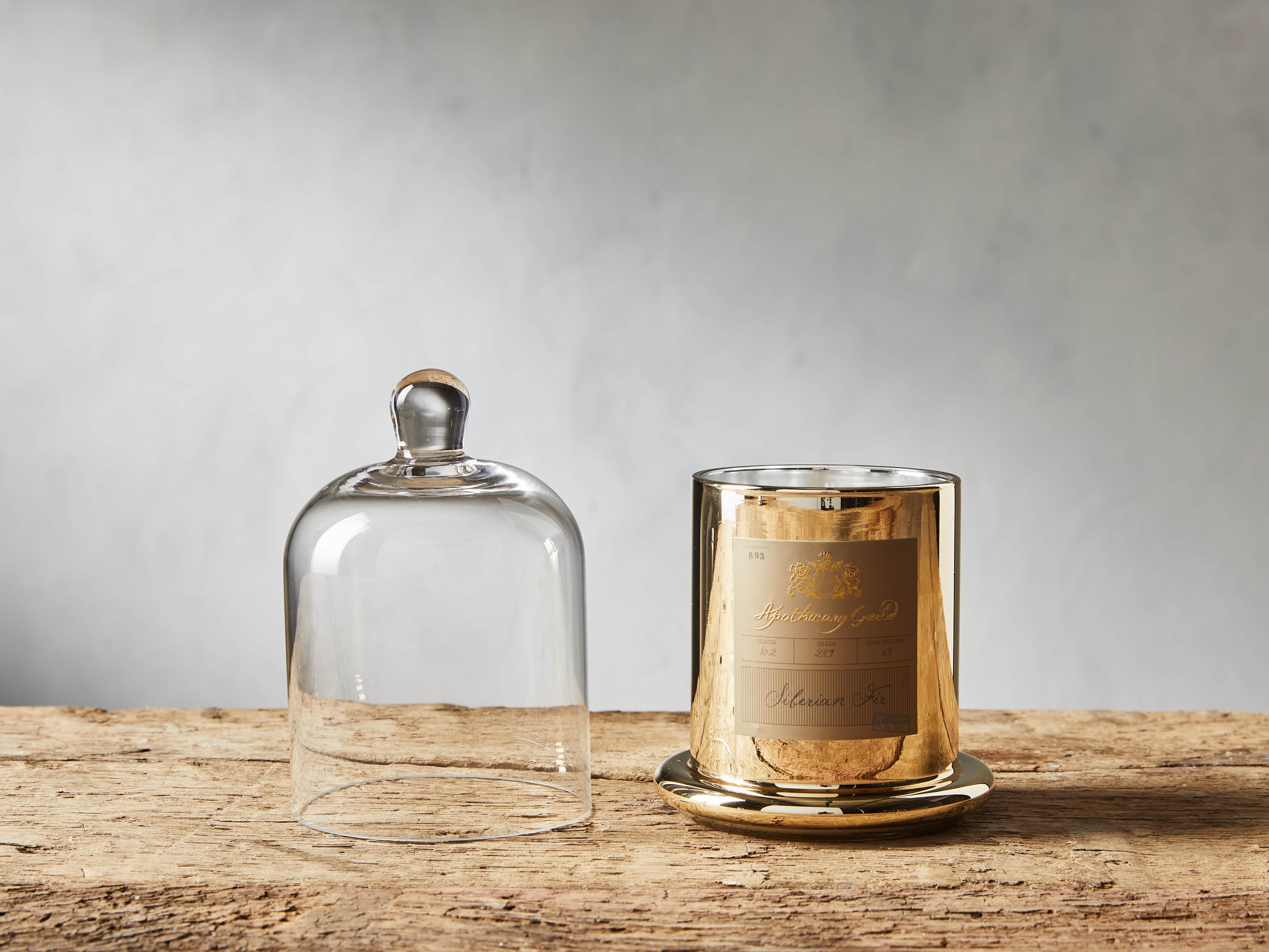 Small SIberian Fir Dome Jar Candle, slide 2 of 3