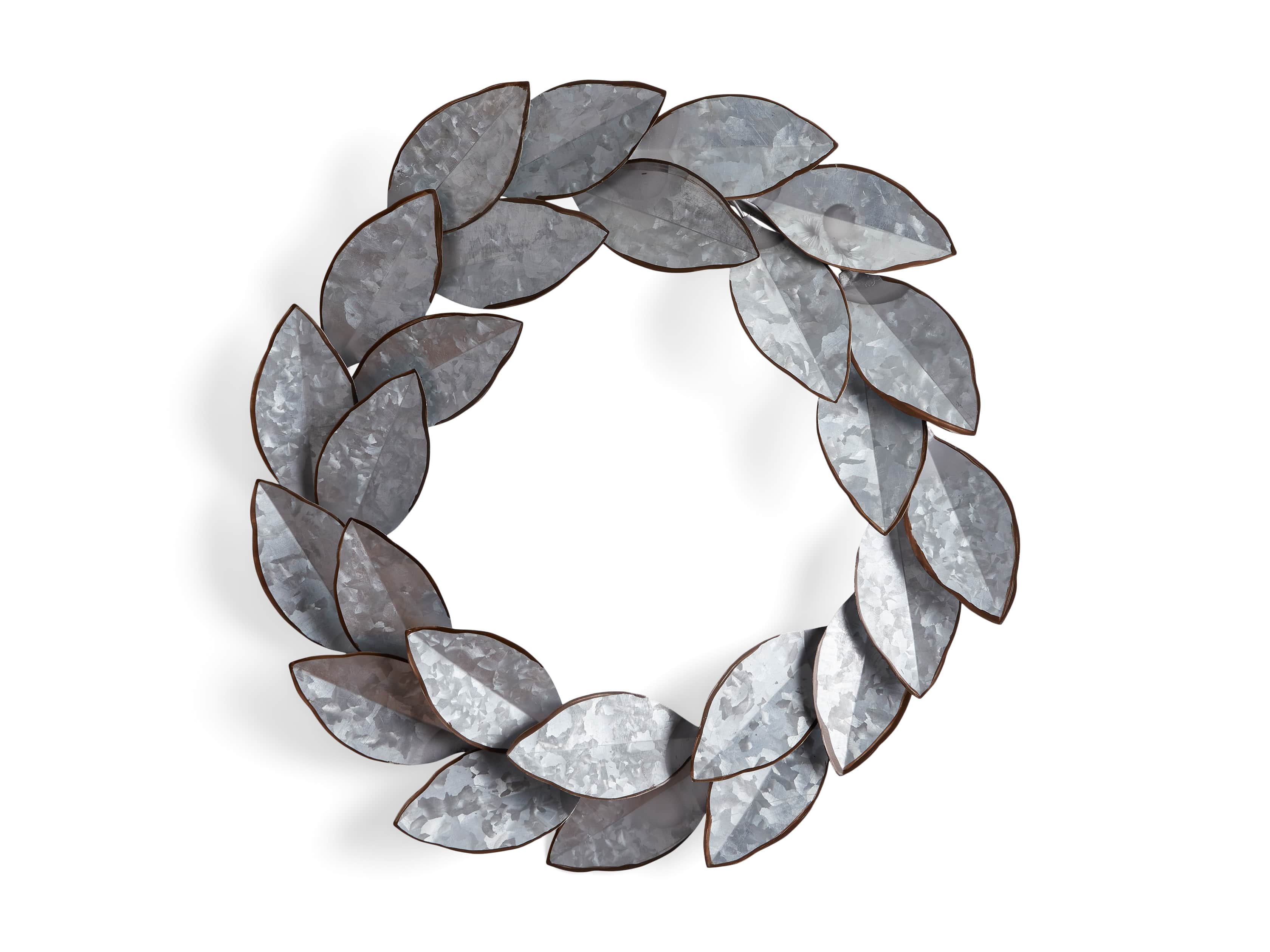 Magnolia Metal Wreath, slide 4 of 4