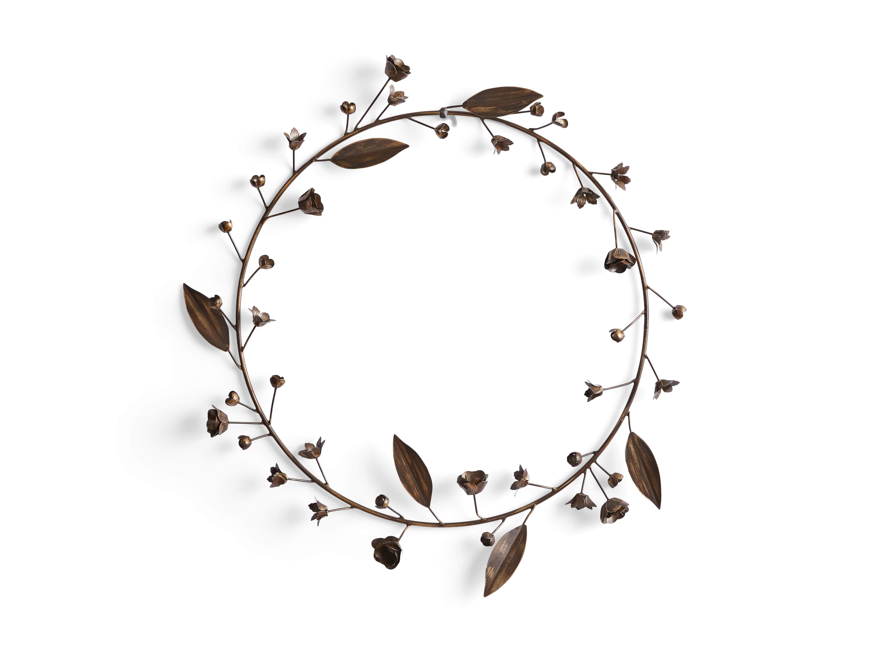 Winter's Bloom Metal Wreath, slide 4 of 4