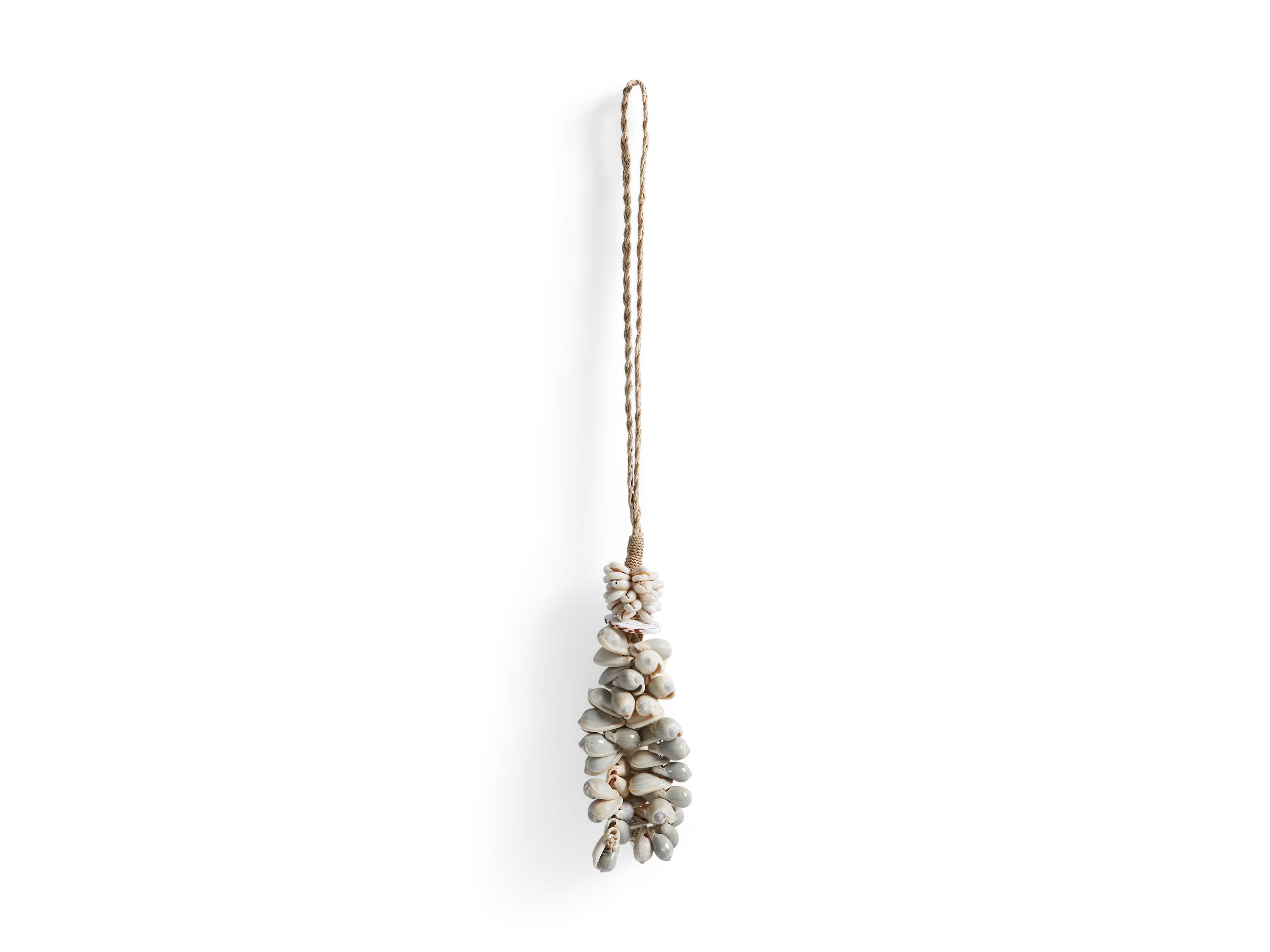 Grey Shell Tassel, slide 2 of 3