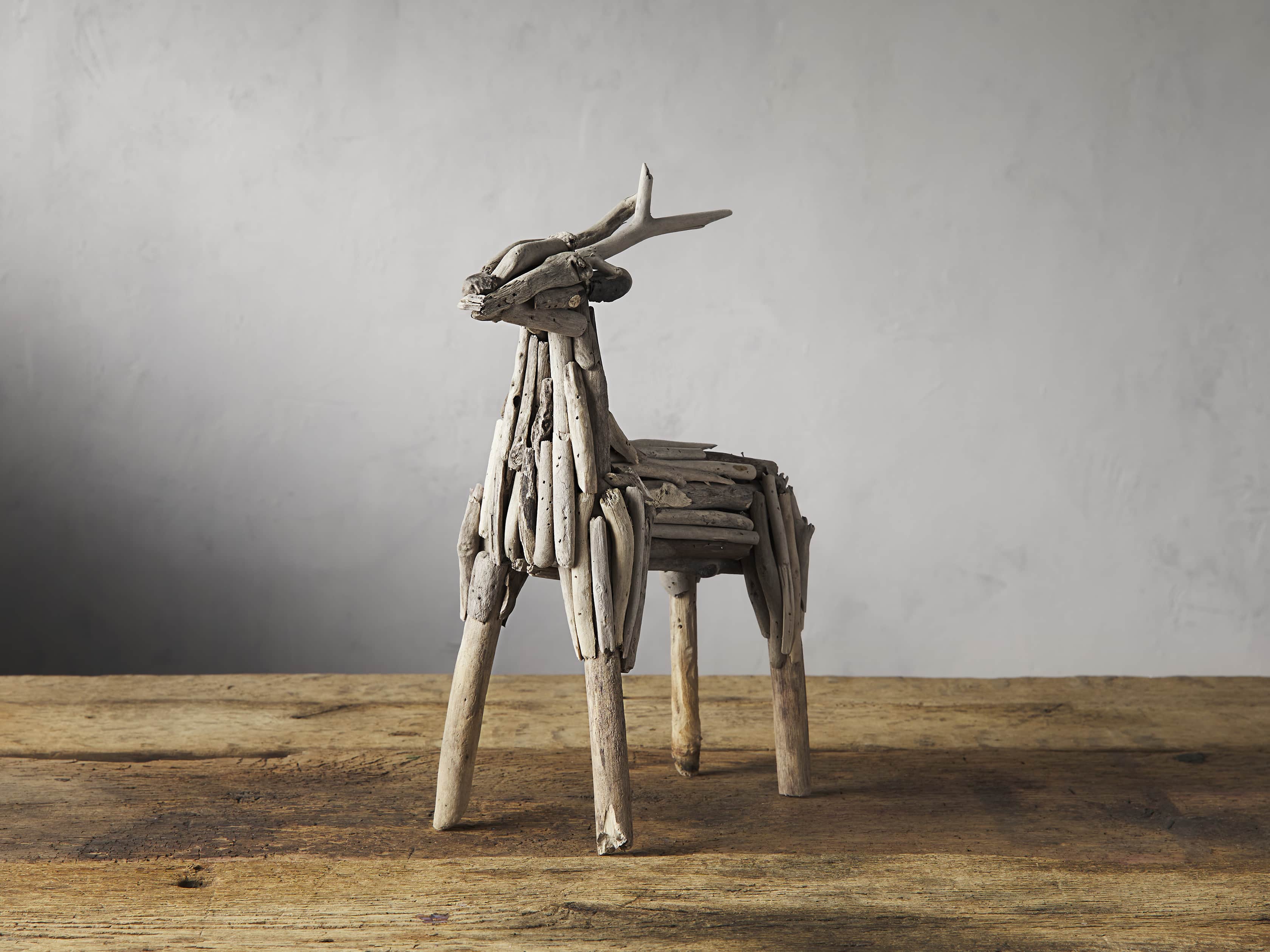 Reclaimed Driftwood Reindeer, slide 1 of 3