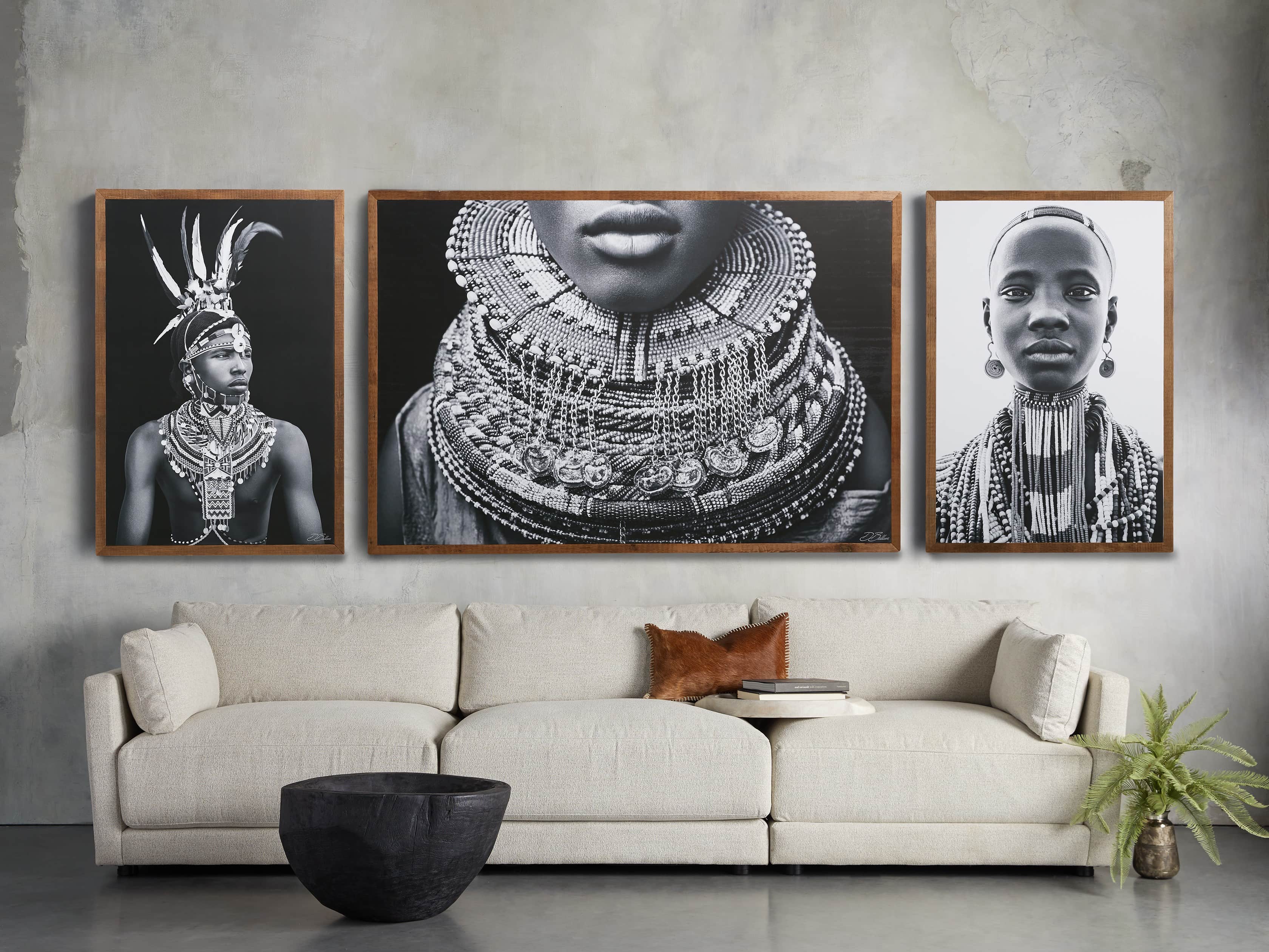 Turkana Feather Framed Print, slide 6 of 7