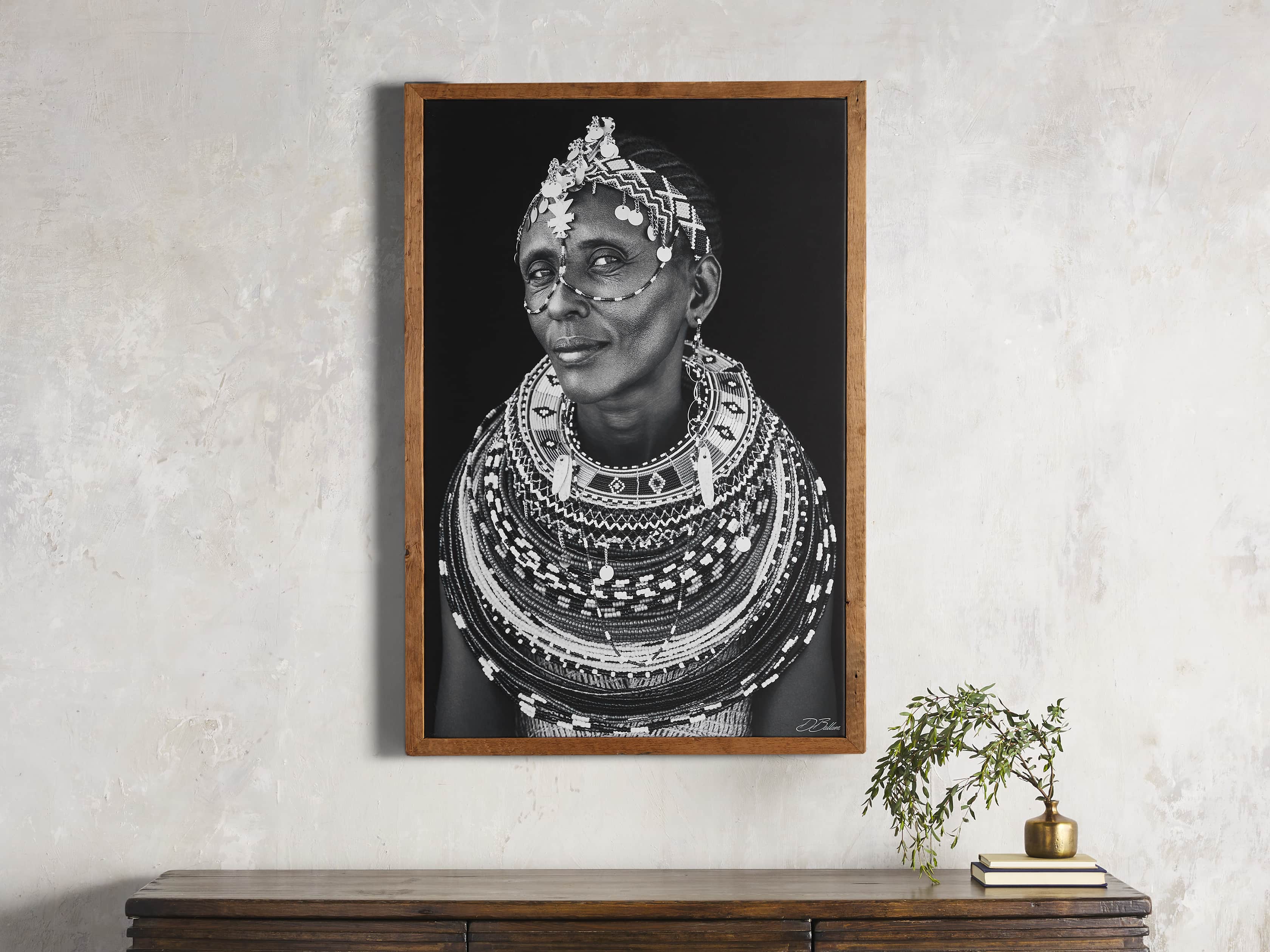 Turkana Woman Framed Print, slide 1 of 4
