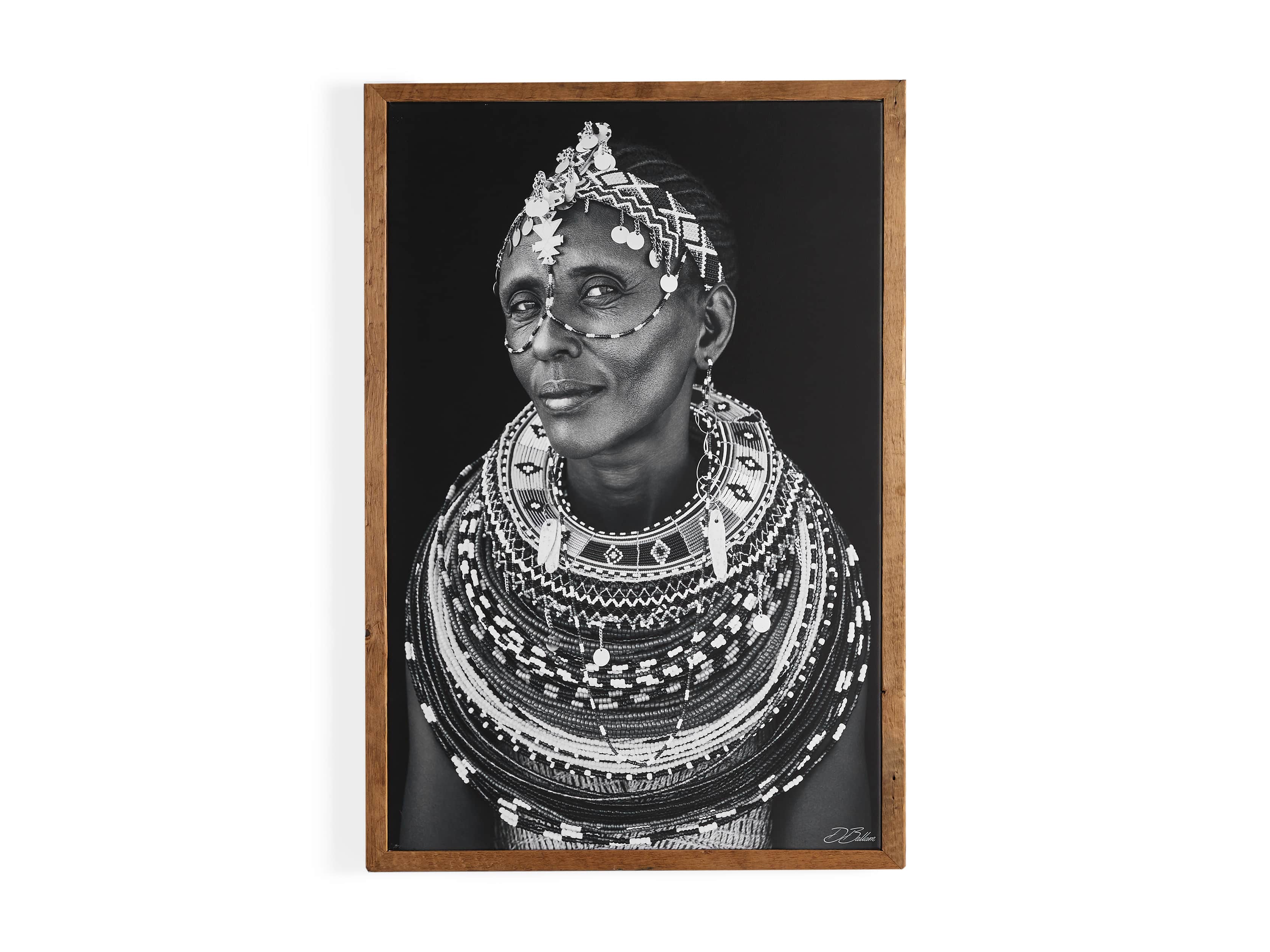 Turkana Woman Framed Print, slide 4 of 4