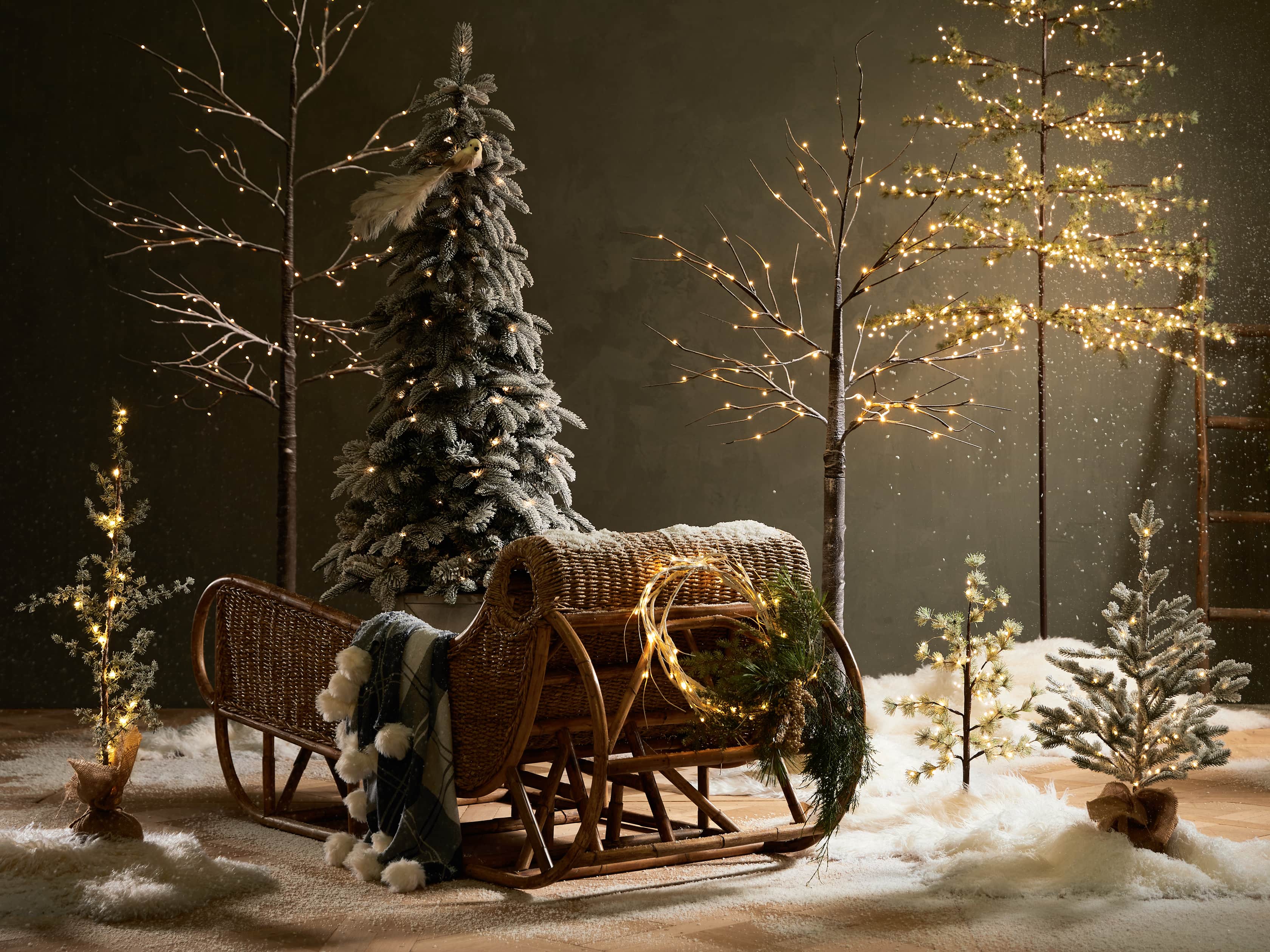 Woven Rattan Sleigh, slide 4 of 4