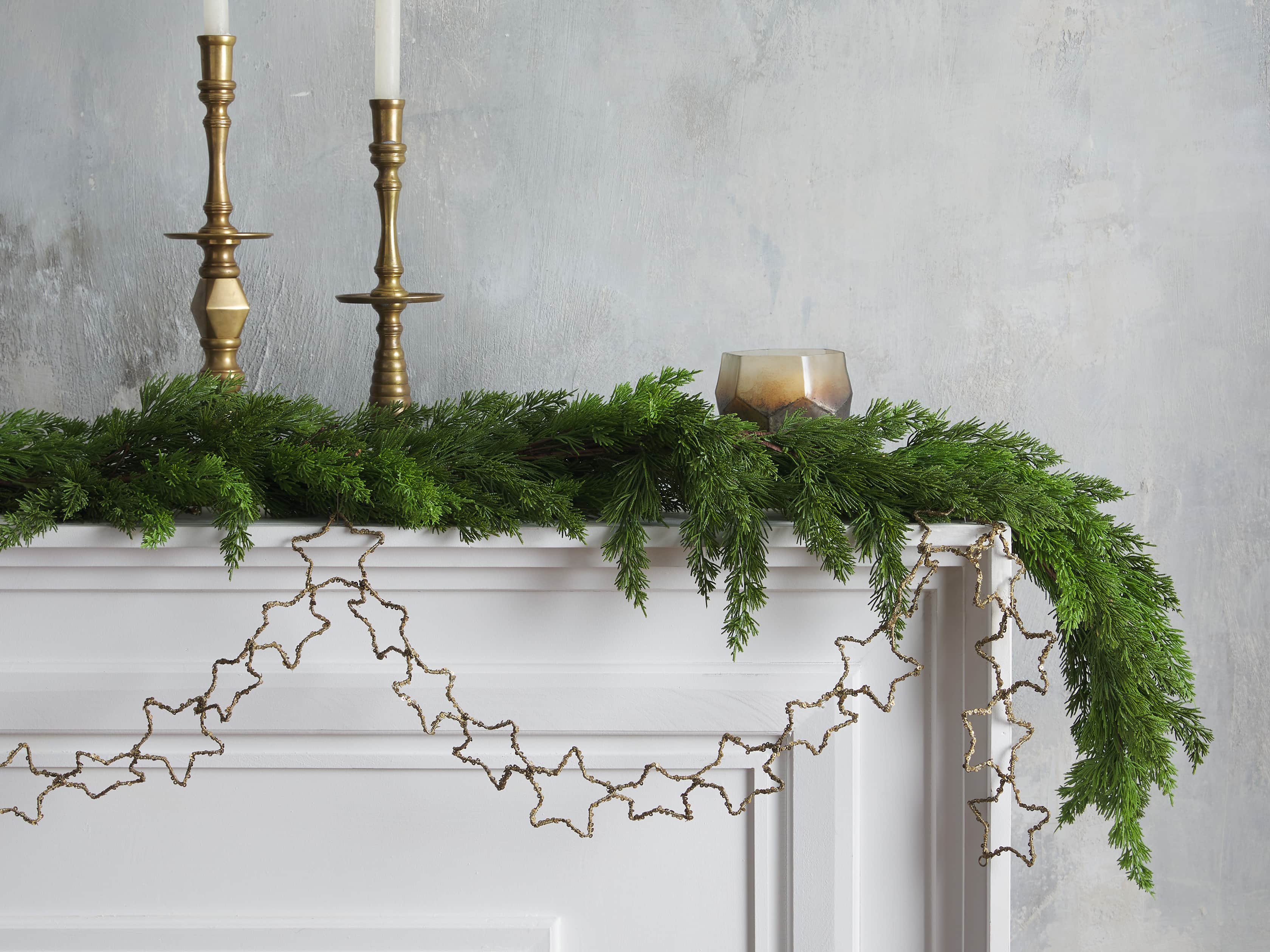 Sequin Star Garland, slide 1 of 3