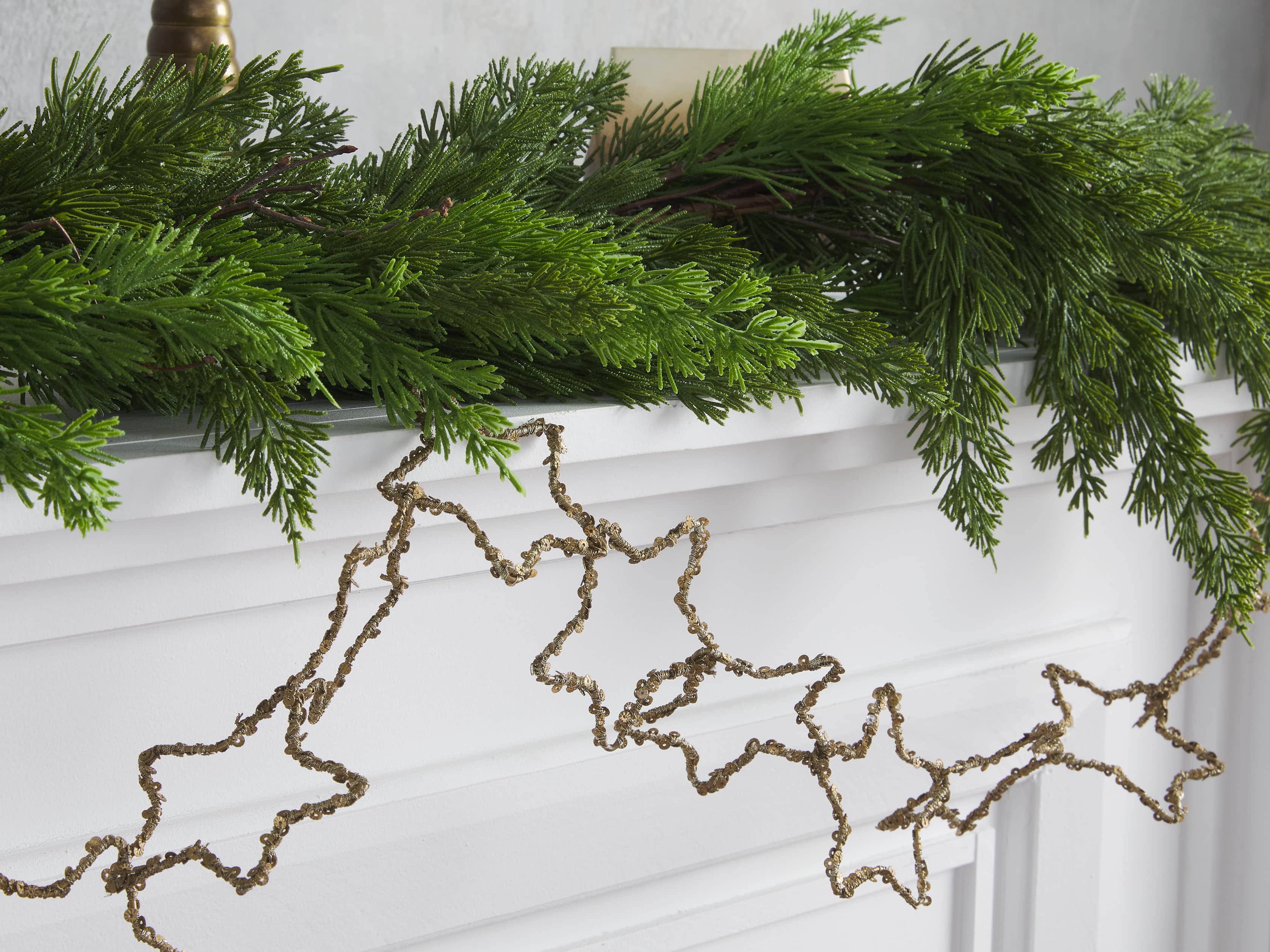 Sequin Star Garland, slide 2 of 3