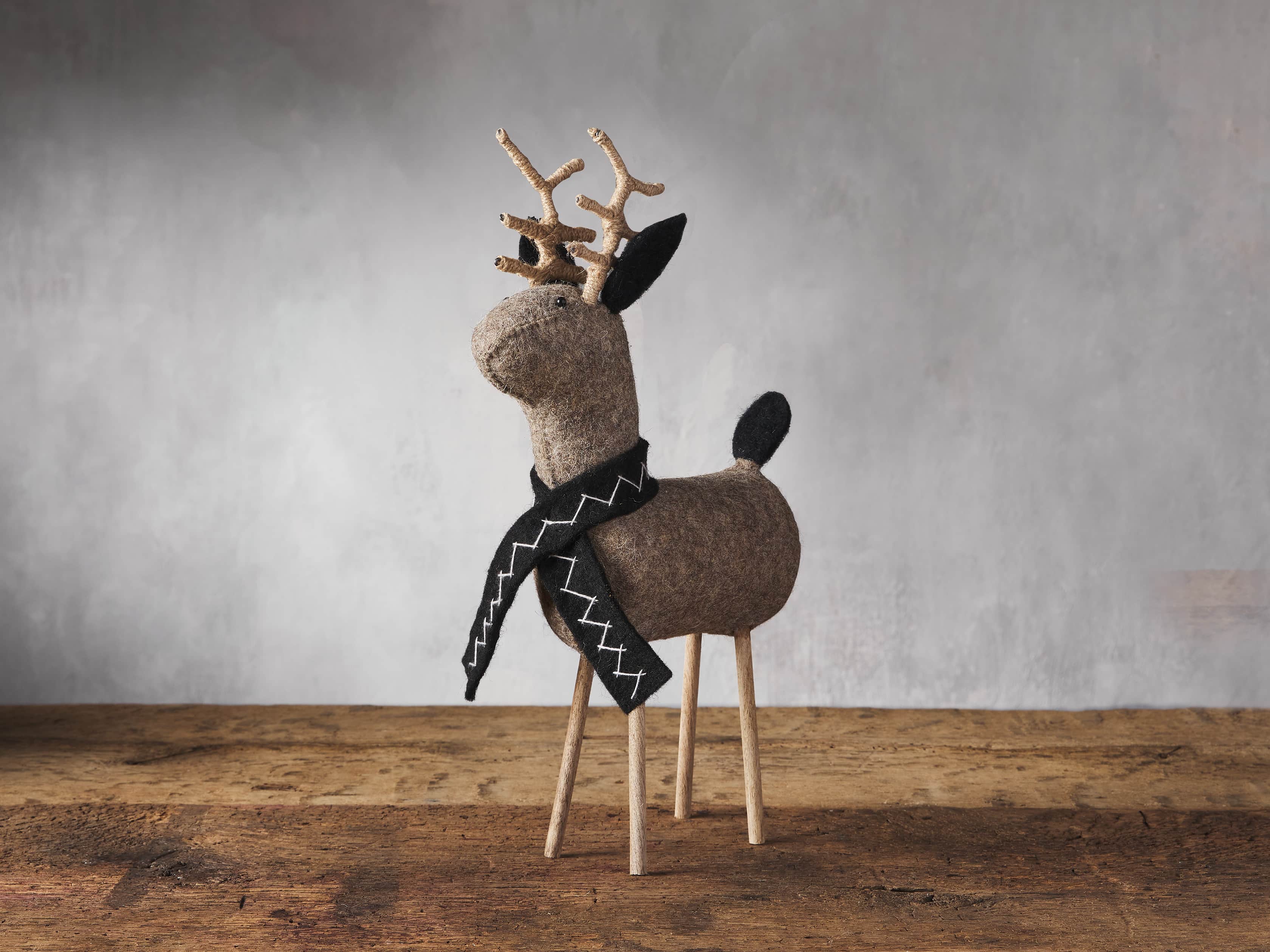 Charcoal Tabletop Reindeer, slide 1 of 2