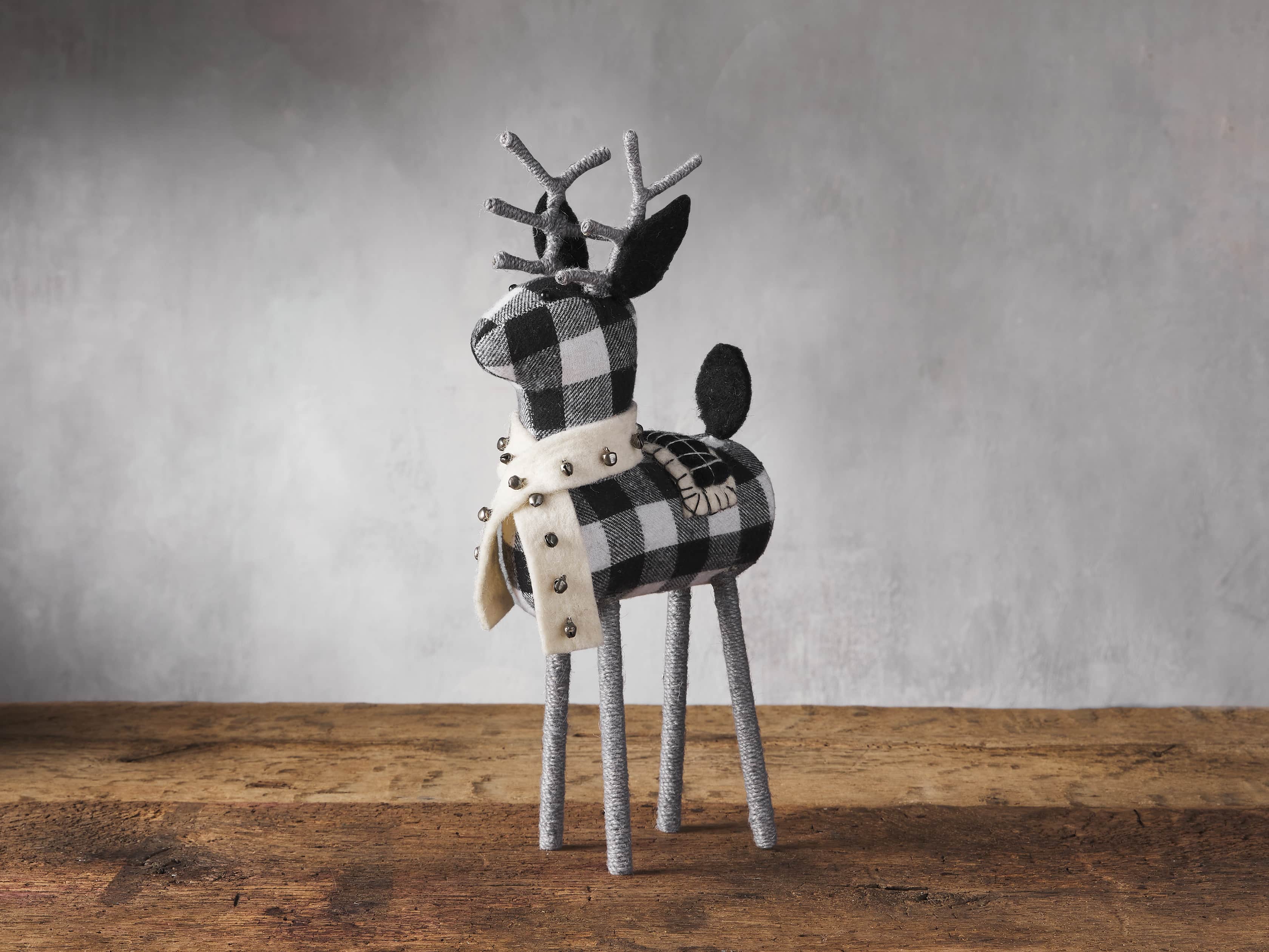 Check Tabletop Reindeer, slide 1 of 2