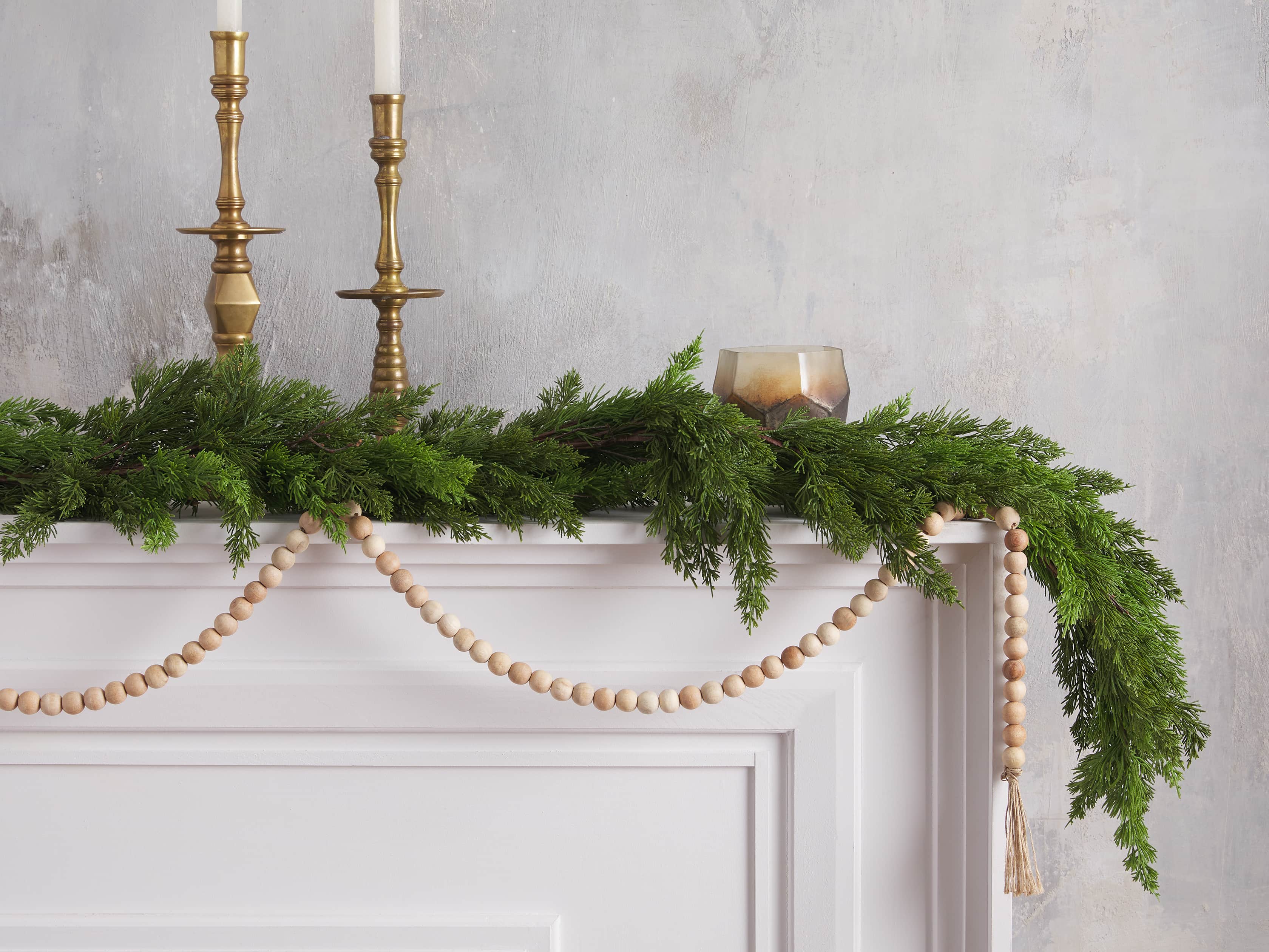 Wooden Tasseled Garland, slide 1 of 2