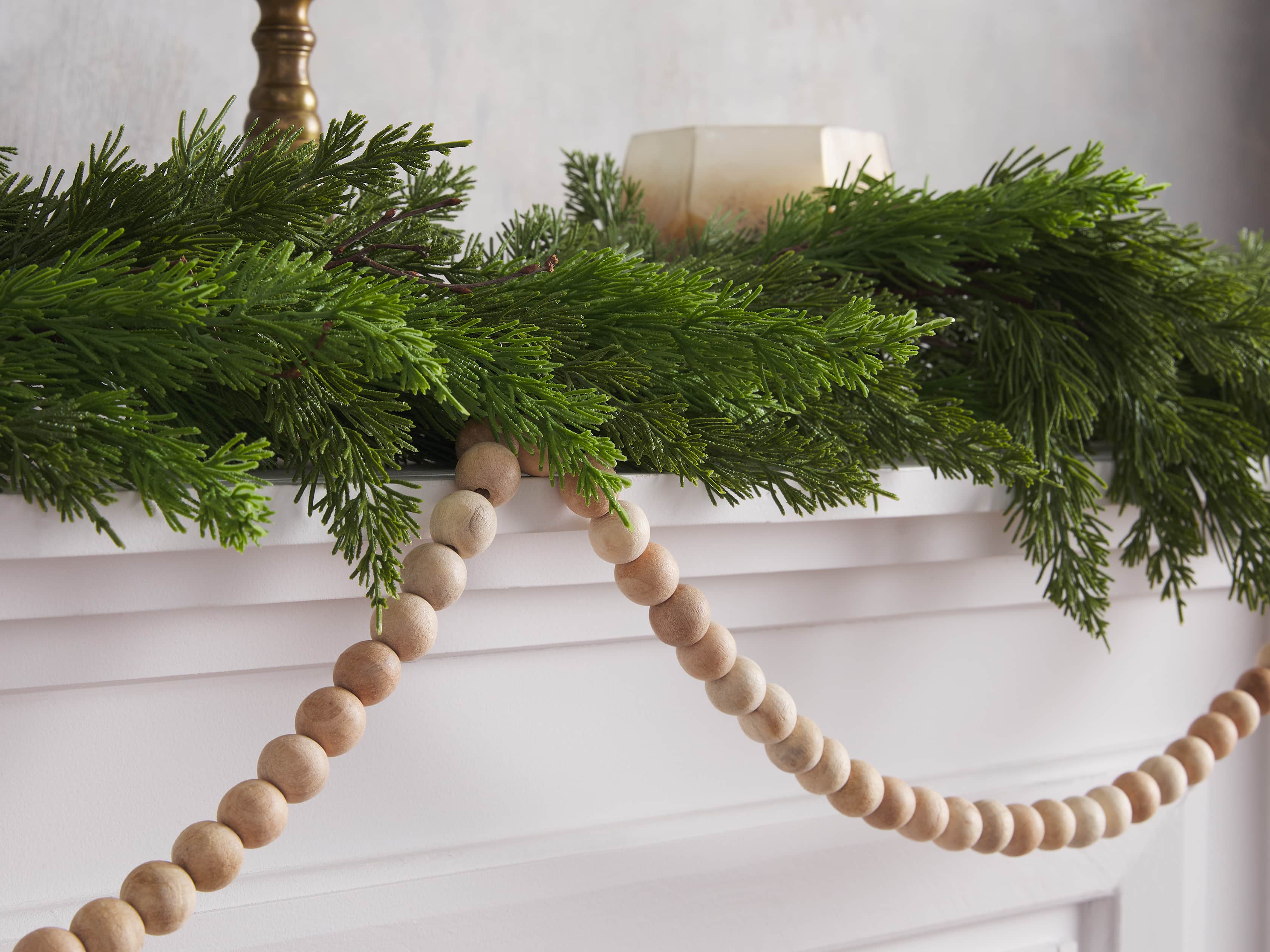 Wooden Tasseled Garland, slide 2 of 2