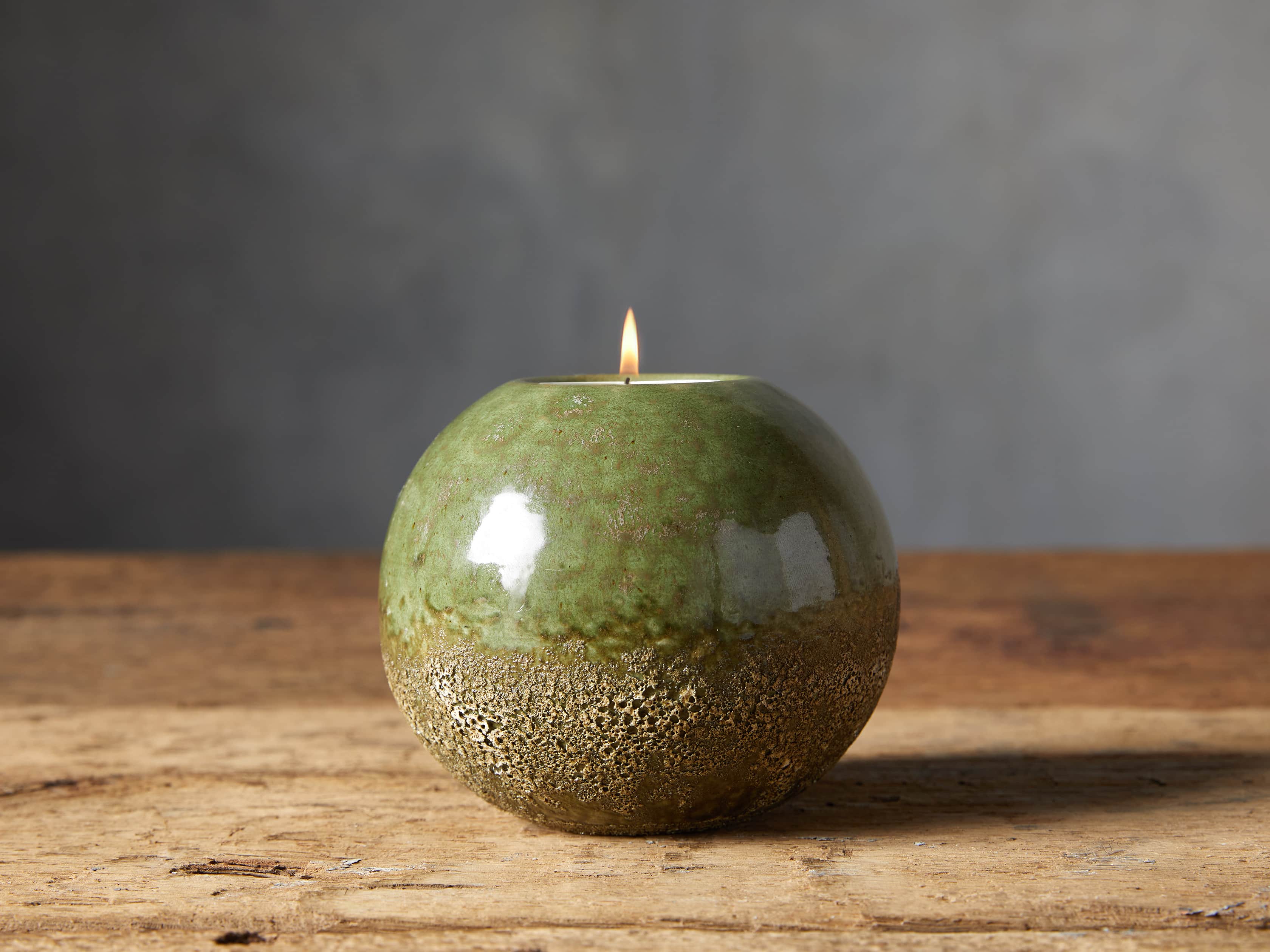 Moss Tealight Holder, slide 1 of 3