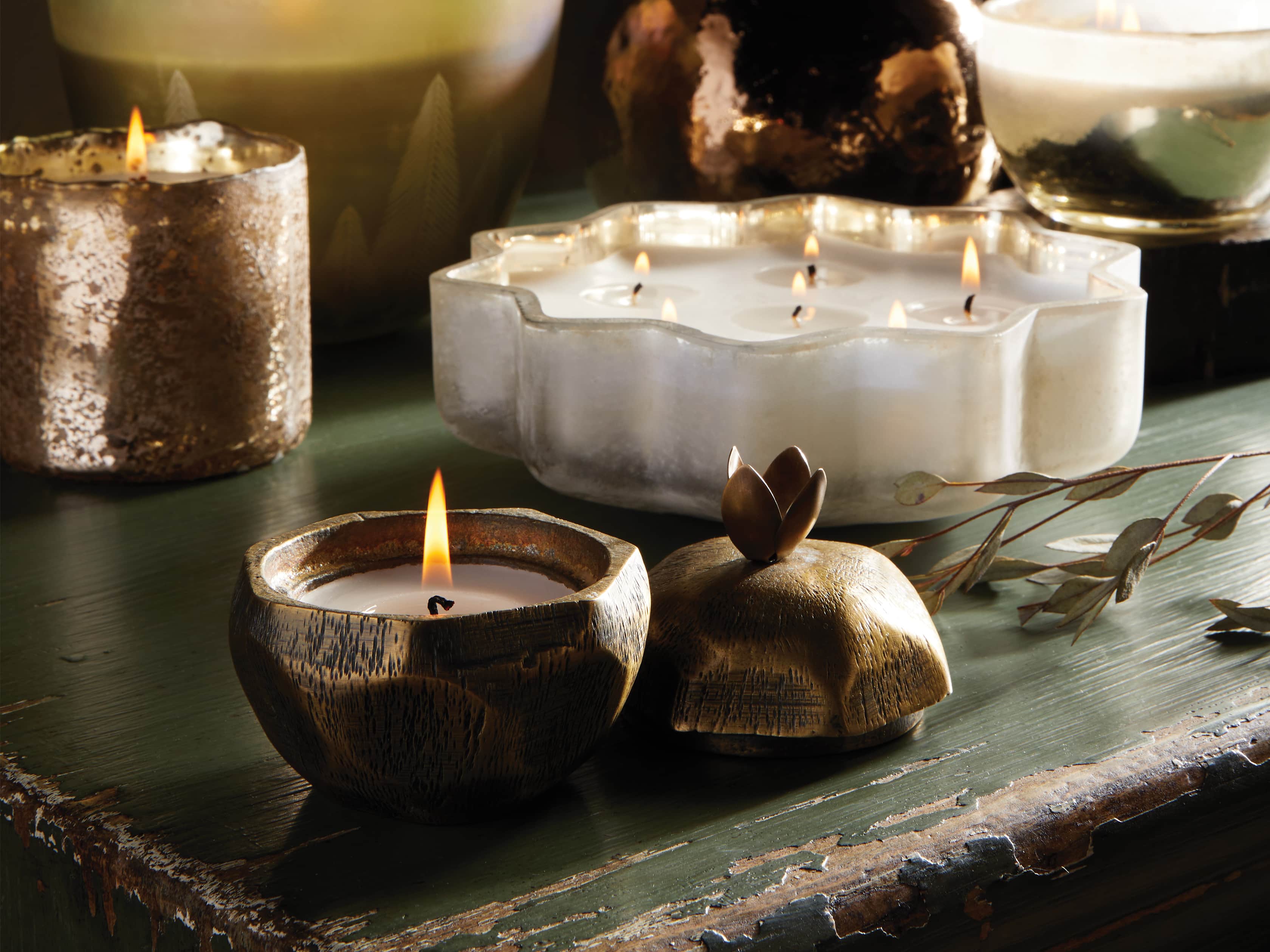 Pomegranite Candle, slide 3 of 3