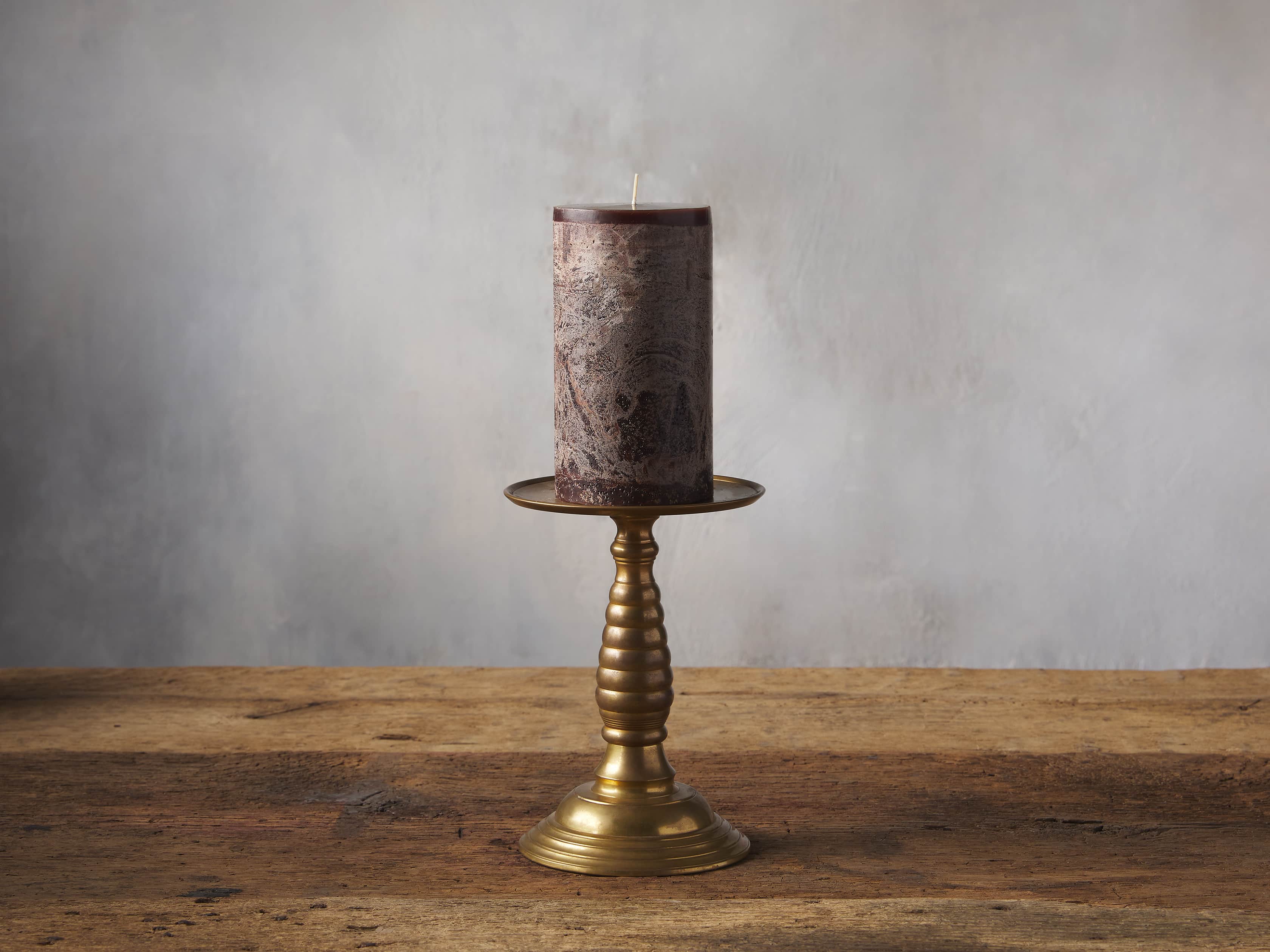 6" Rustic Pillar in Chocolate, slide 1 of 2