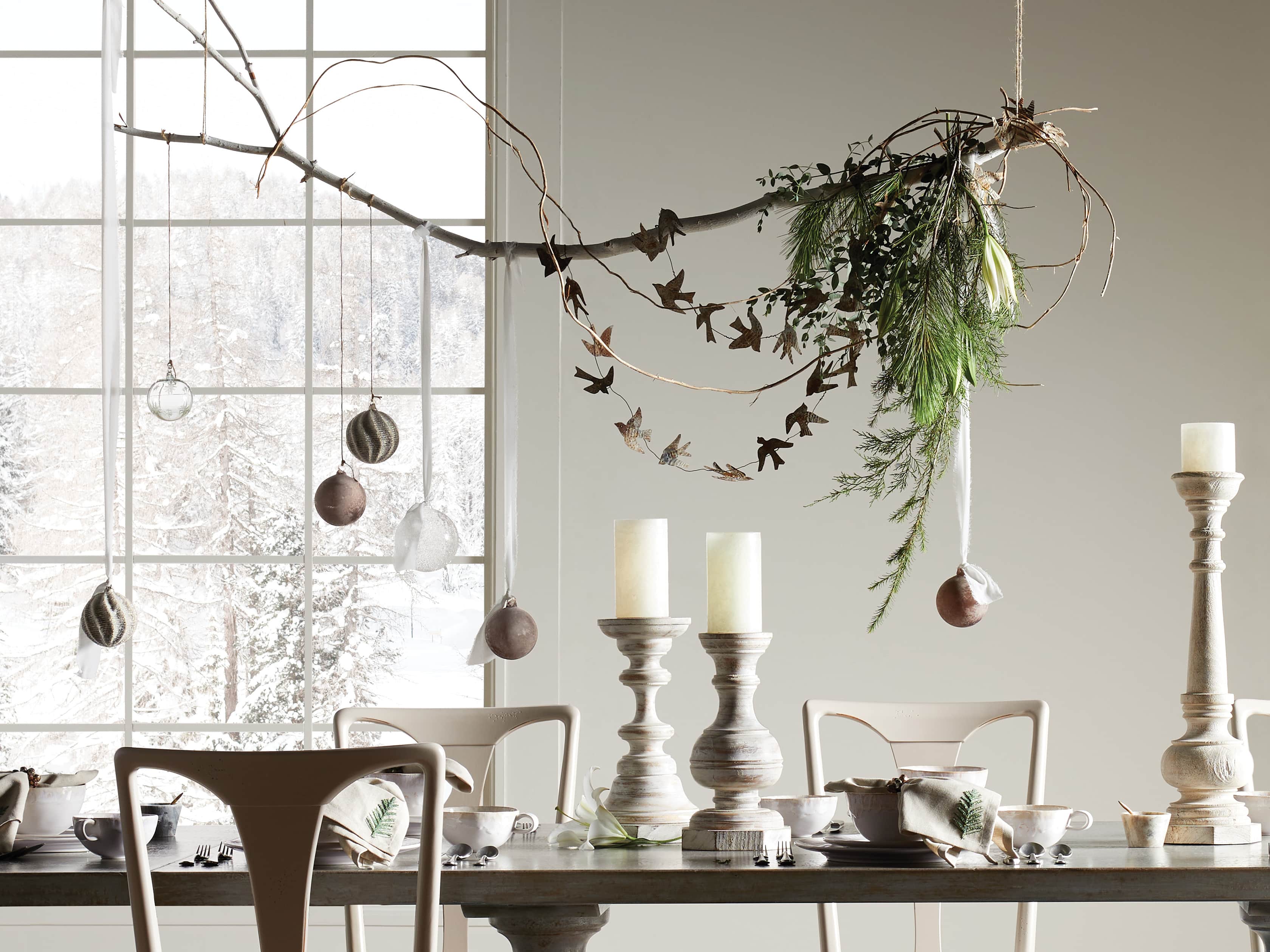 Mixed Metal Iced Ornament (Set of 6), slide 4 of 4