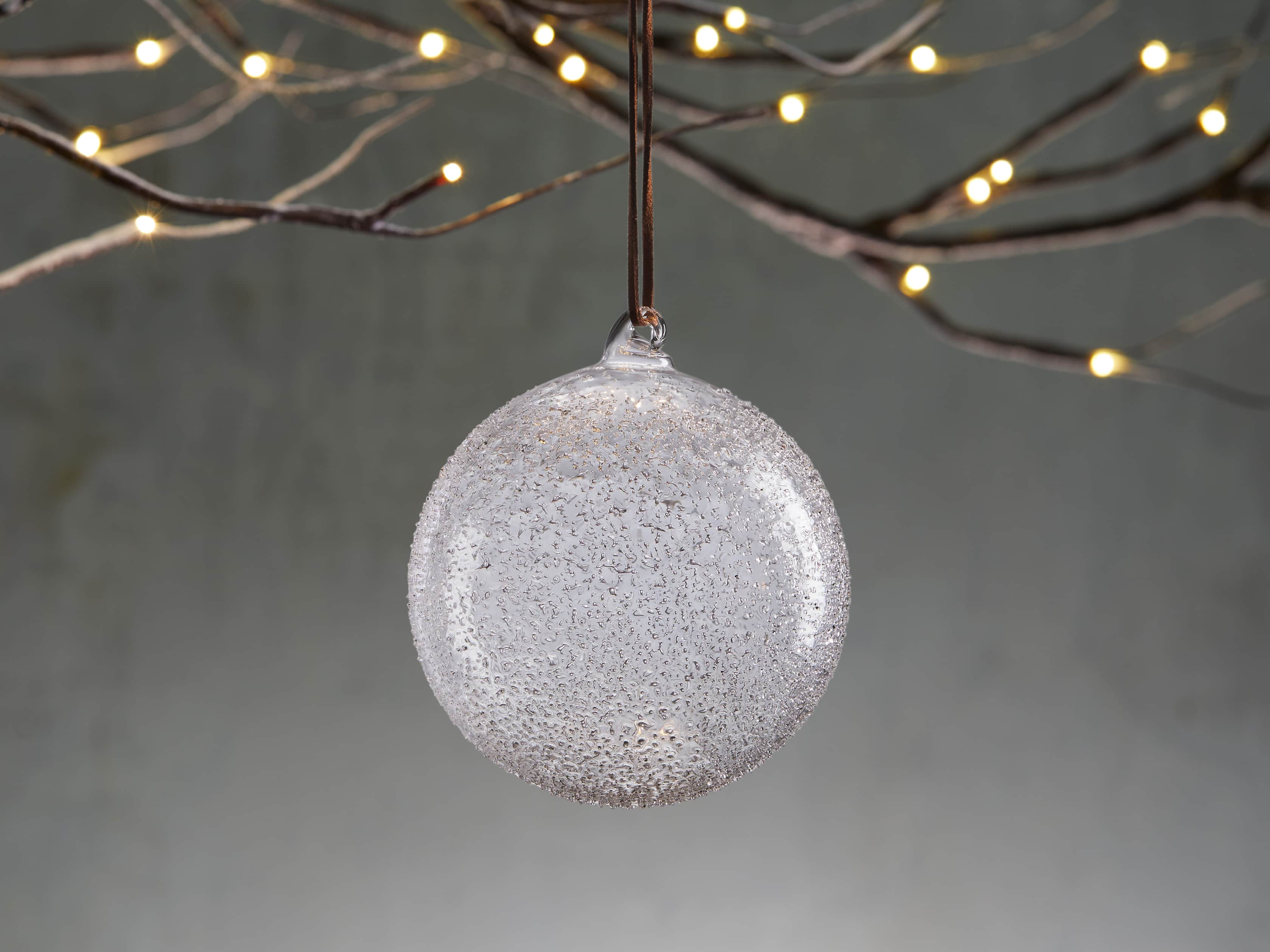 Iced Sphere Ornament (Set of 6), slide 1 of 2