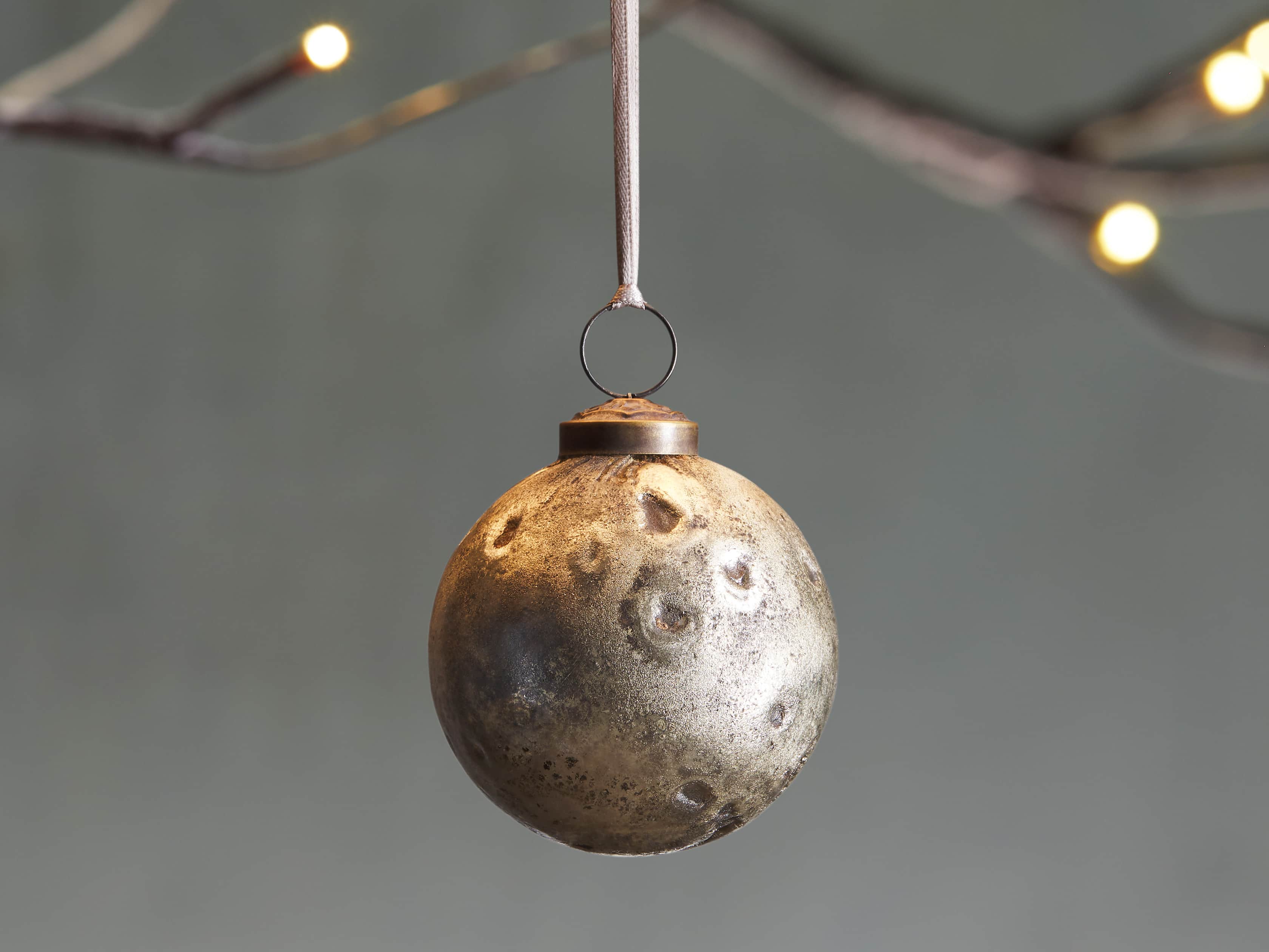 Aged Silver Ornament (Set of 6), slide 1 of 3