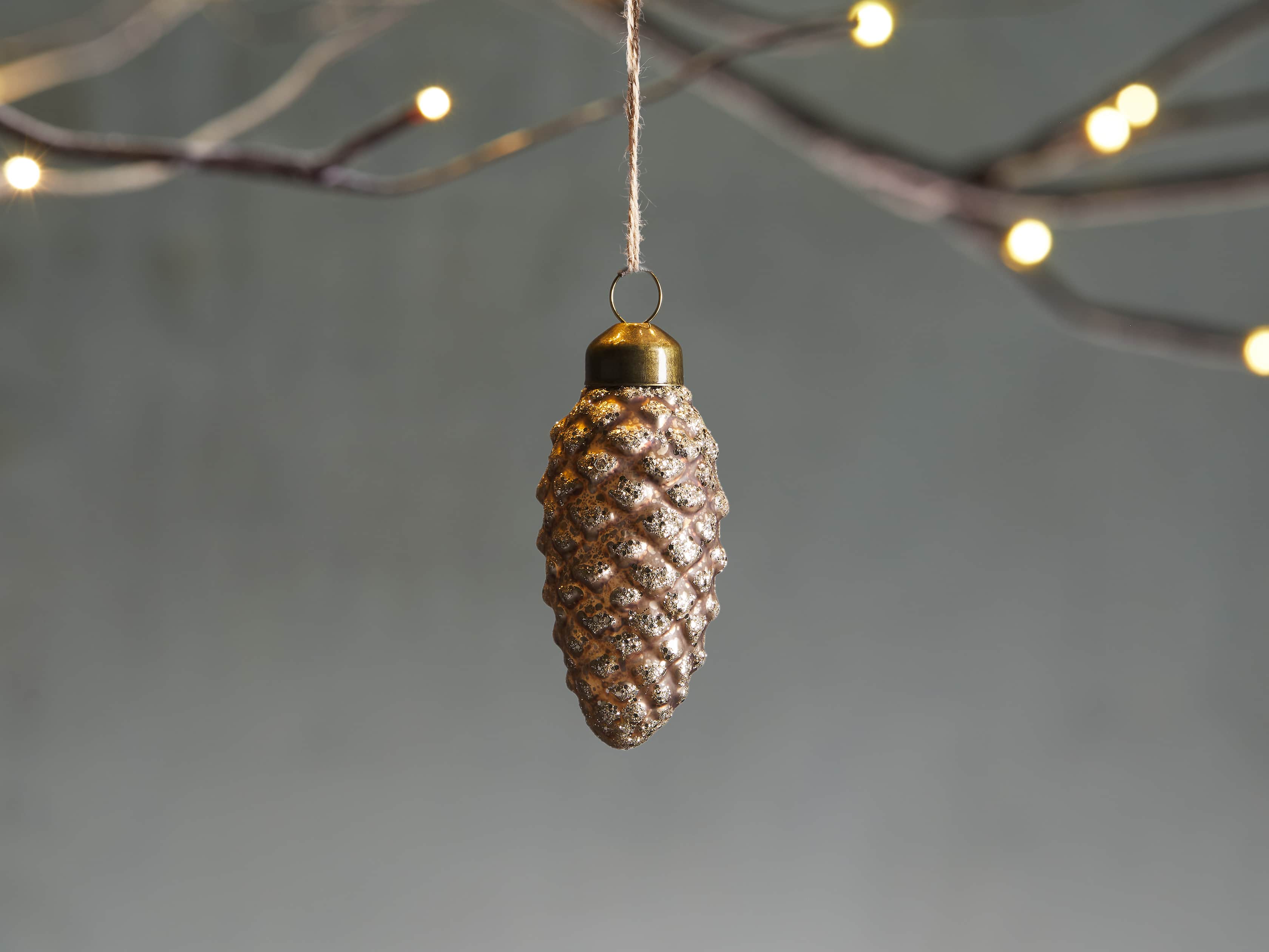 Pinecone Ornament (Set of 6), slide 1 of 3