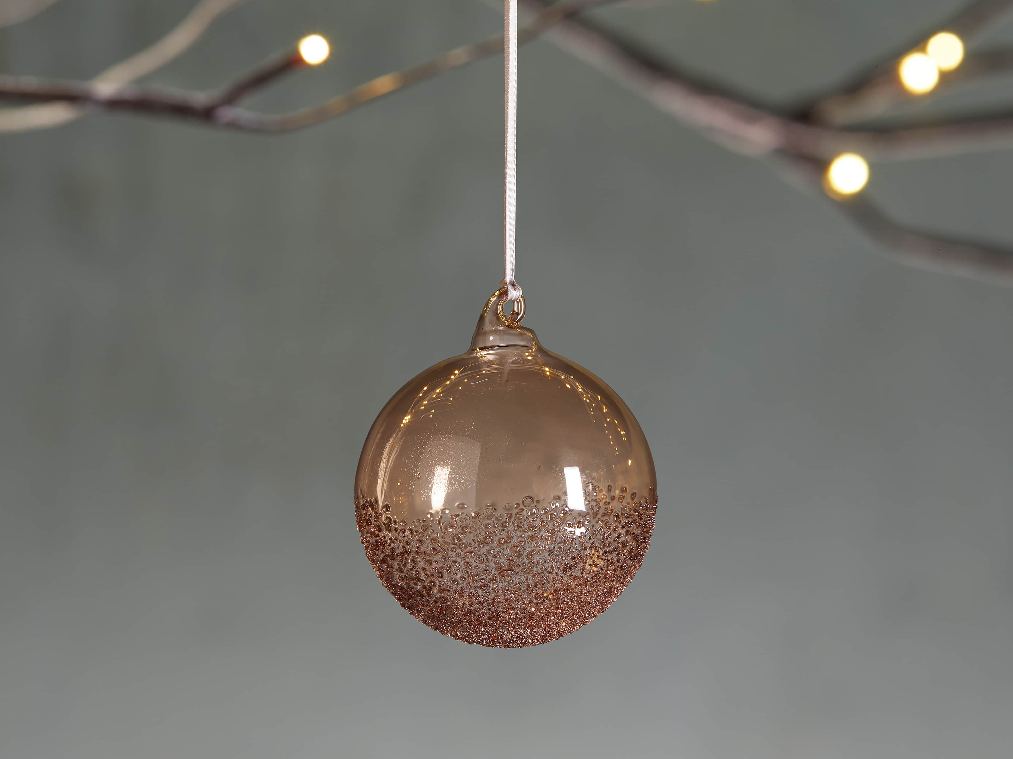 Brown Iced Ornament (Set of 6), slide 1 of 2
