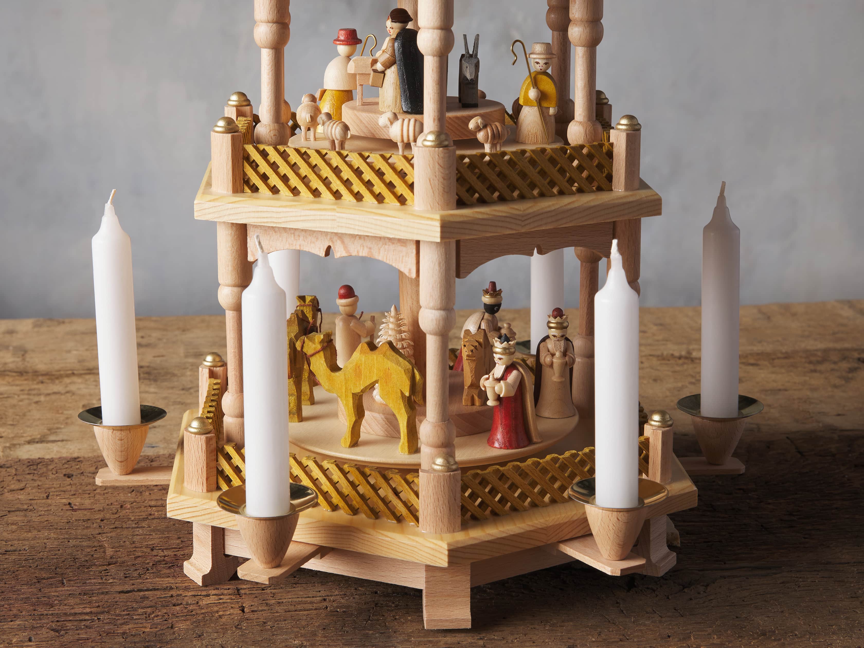 Four Tier Nativity Pyramid, slide 4 of 5