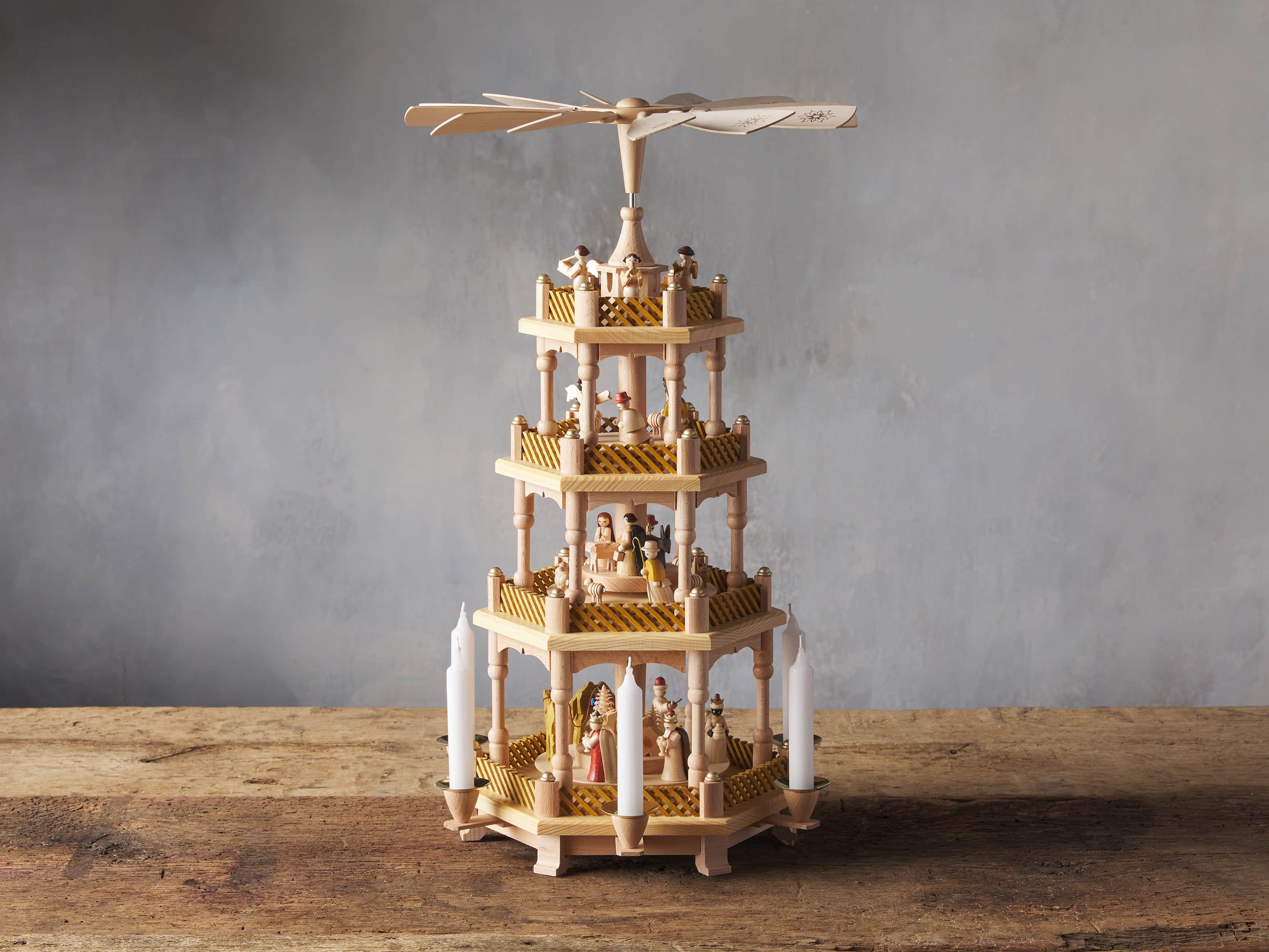 Four Tier Nativity Pyramid, slide 2 of 5