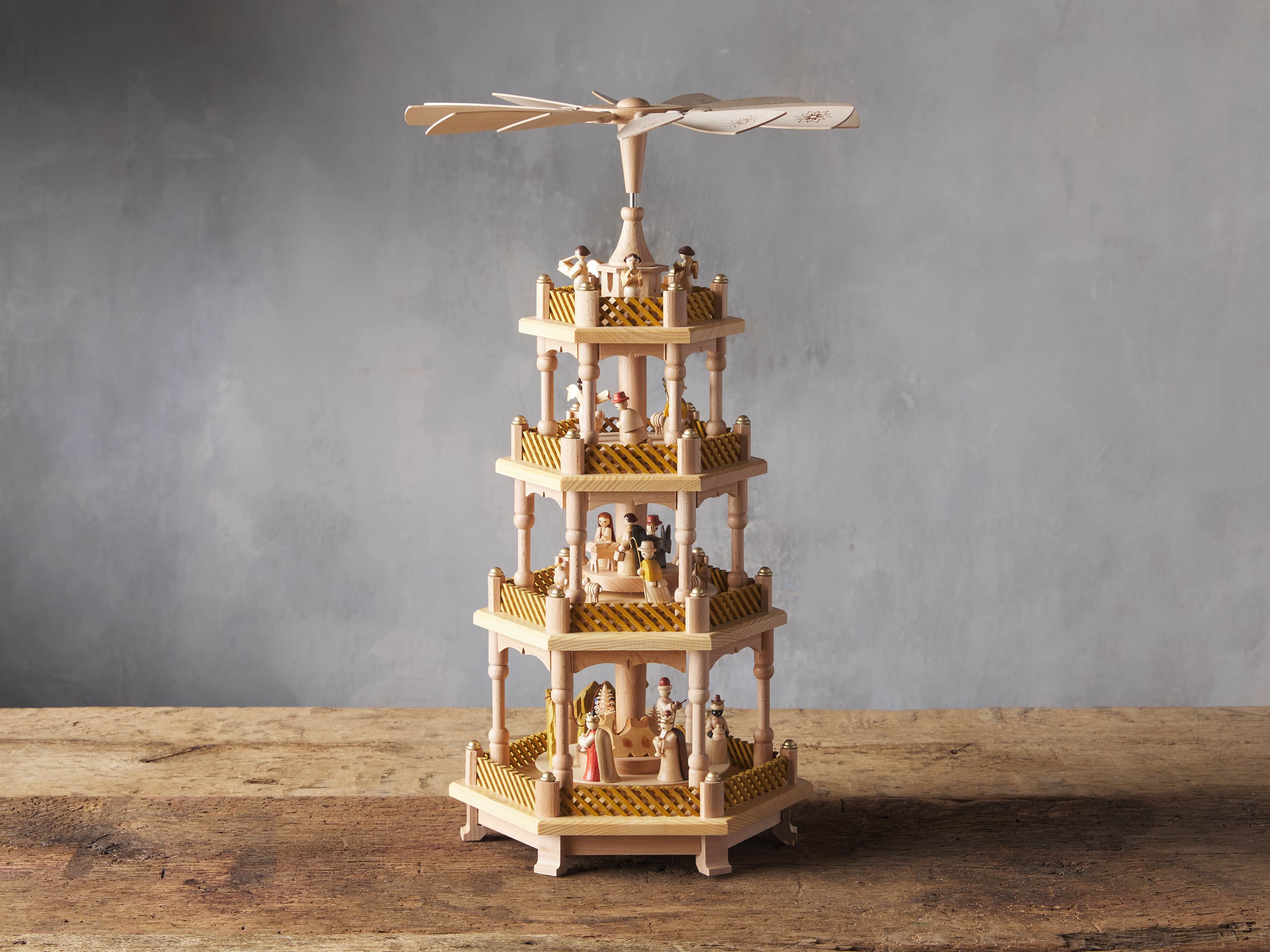 Four Tier Nativity Pyramid, slide 3 of 5