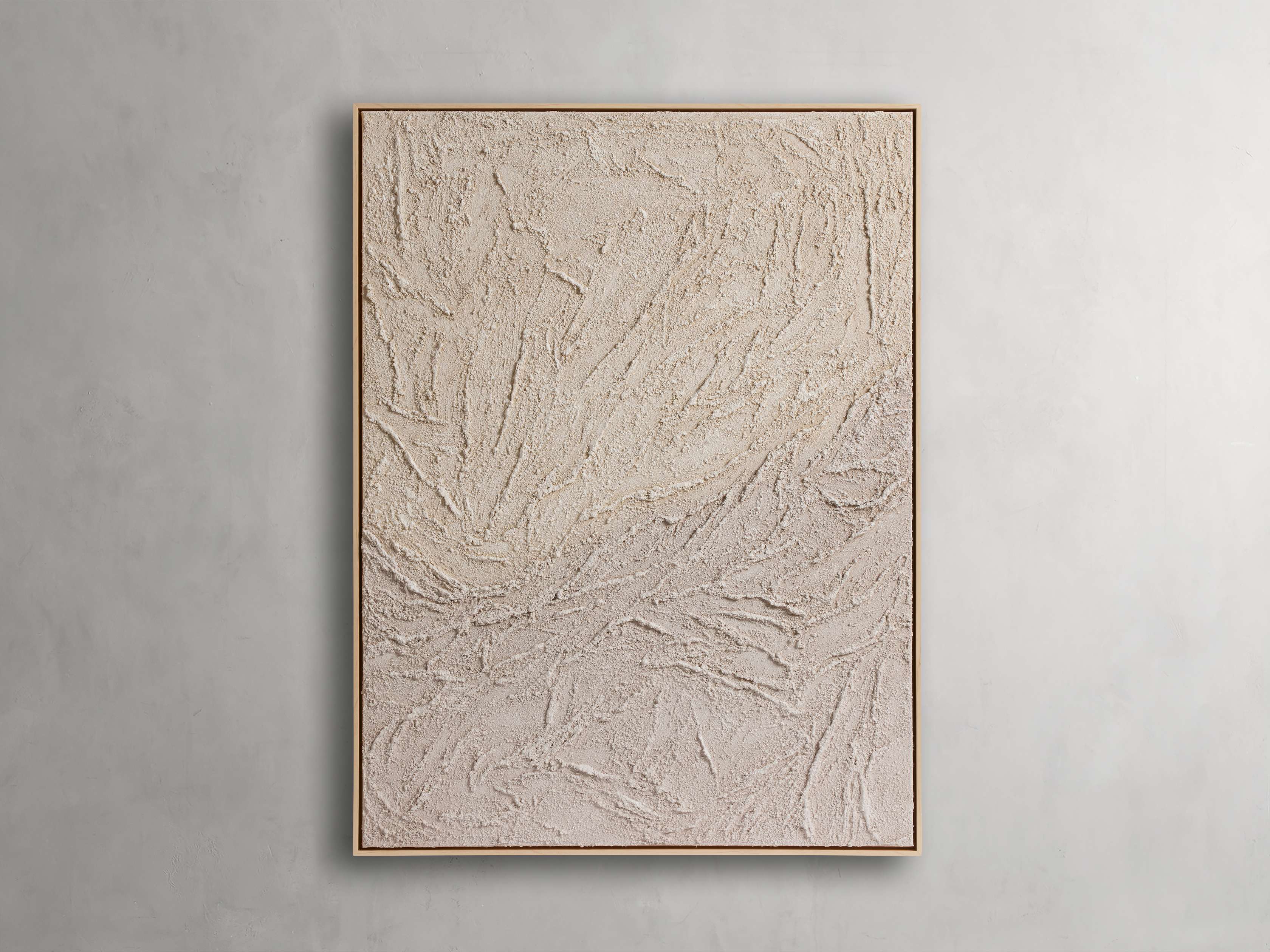 肉筆 mixed media 【抽象画】 Mixed Media Stone Framed Print – Arhaus