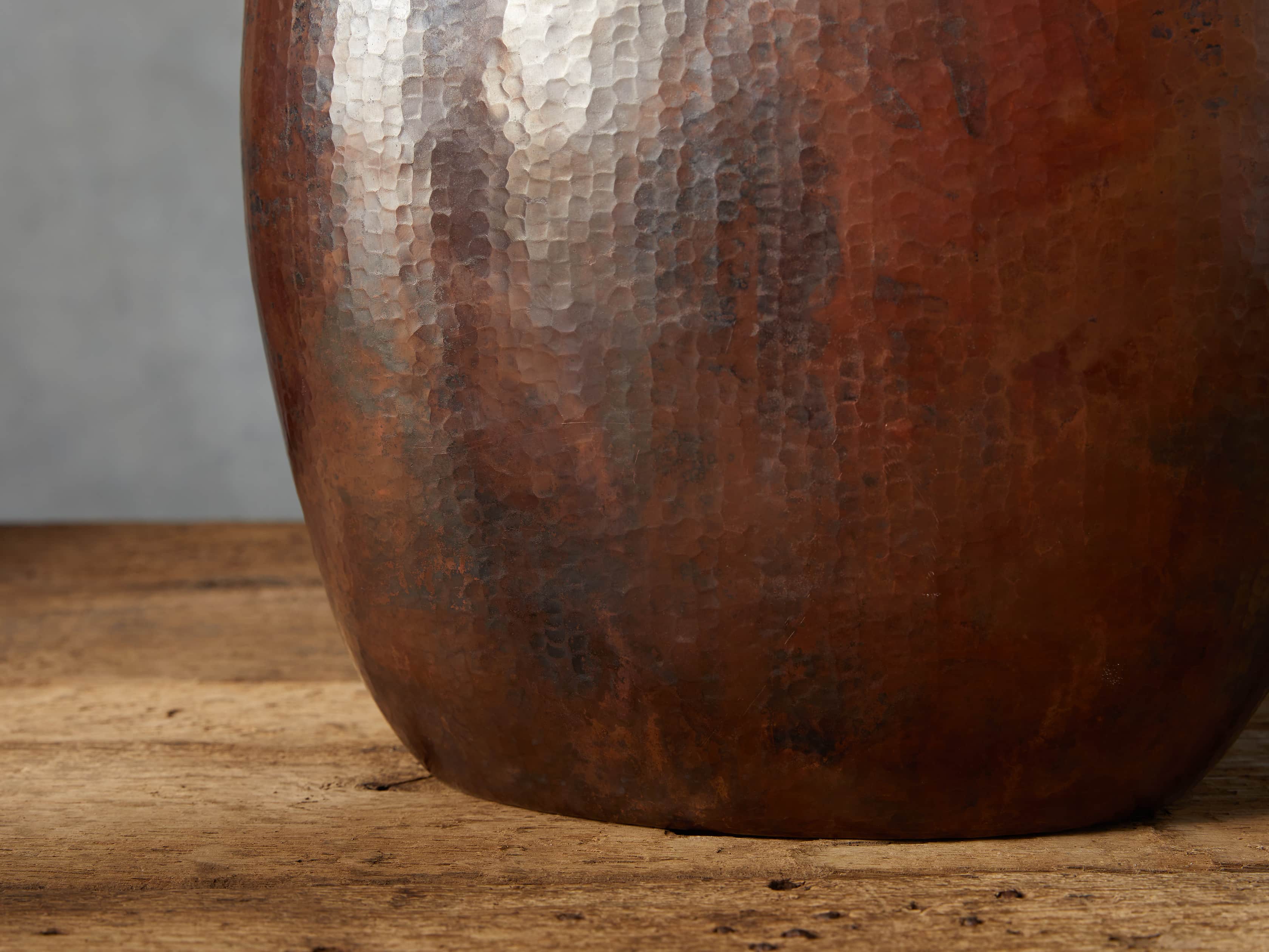 Copper Oval Vase, slide 2 of 4