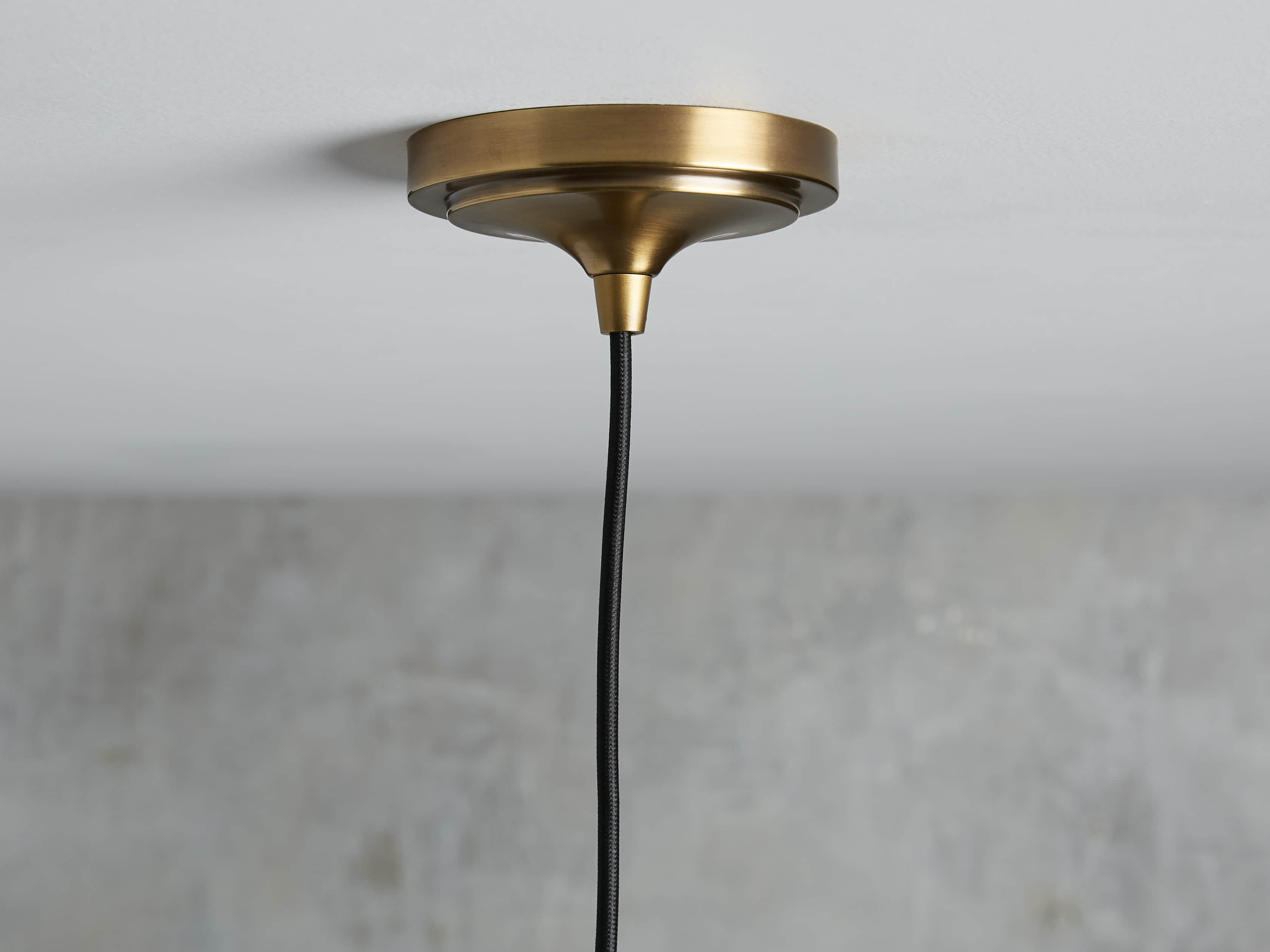 Henri 2.5" Swag Kit in Antiqued Brass, slide 2 of 2