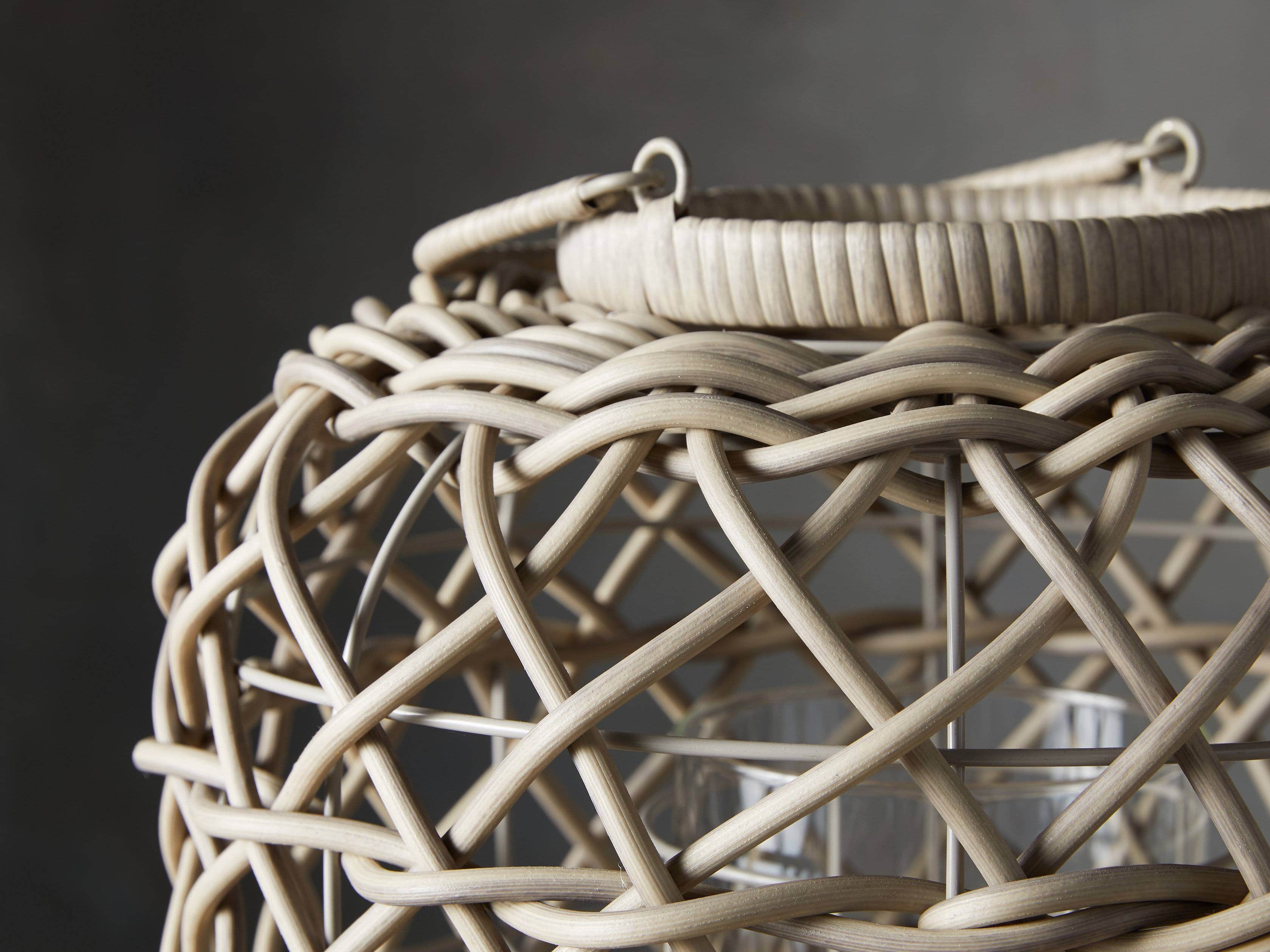 Wyatt Outdoor Lantern in Weathered Grey
