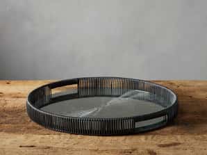 Malawi Round Tray in Natural