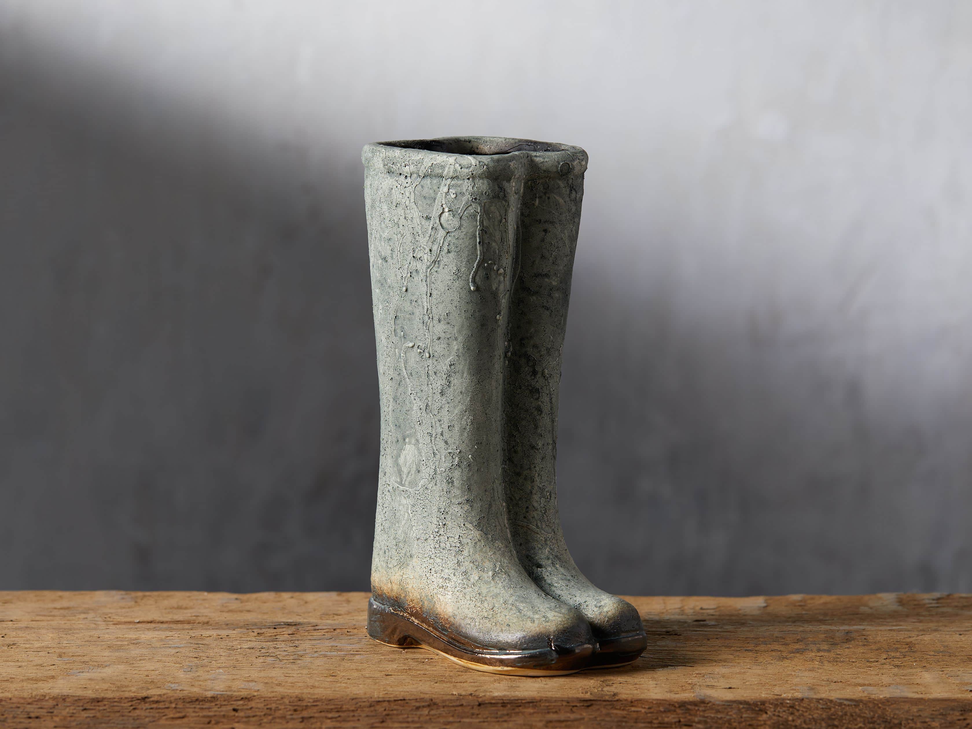 Small Welly Green Vase, slide 1 of 5