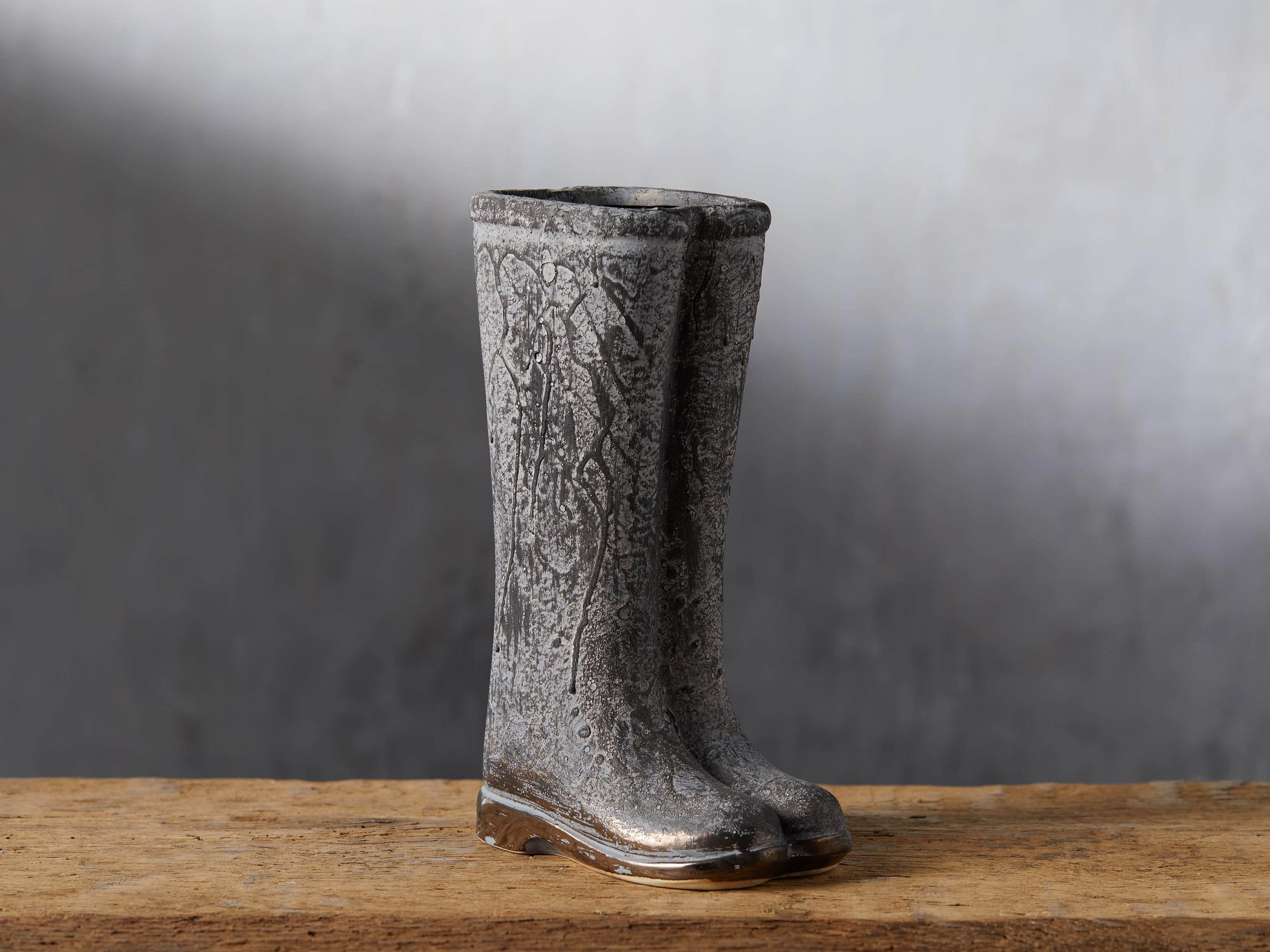 Small Welly Grey Vase, slide 1 of 5