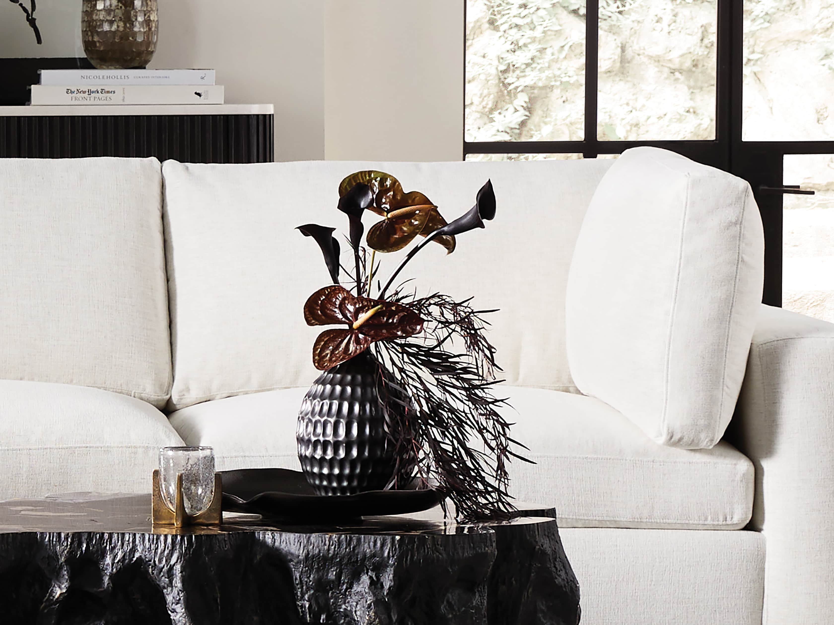 Eva Bud Vase in Black, slide 4 of 4