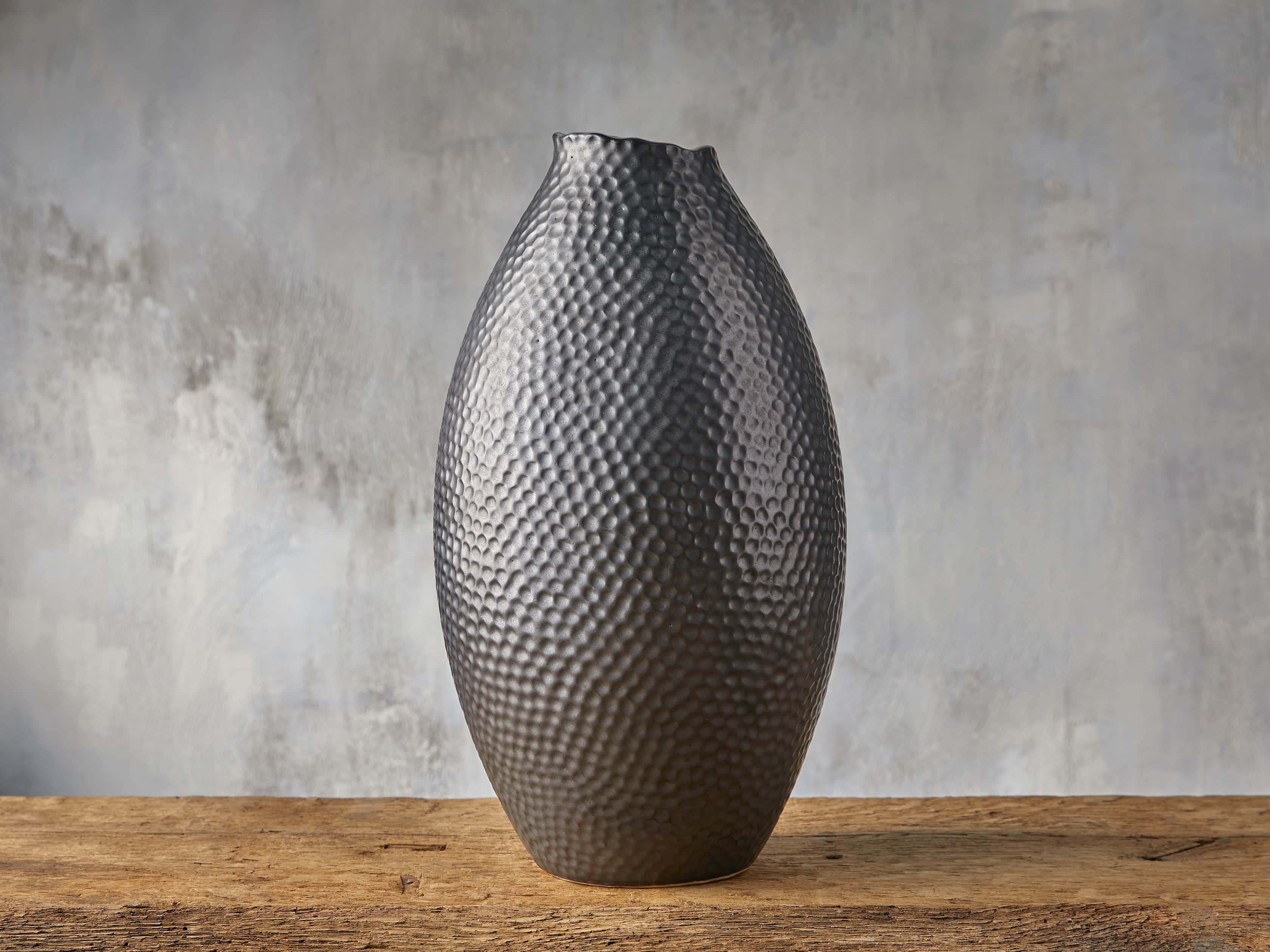 Eva Tall Vase in Black, slide 1 of 3