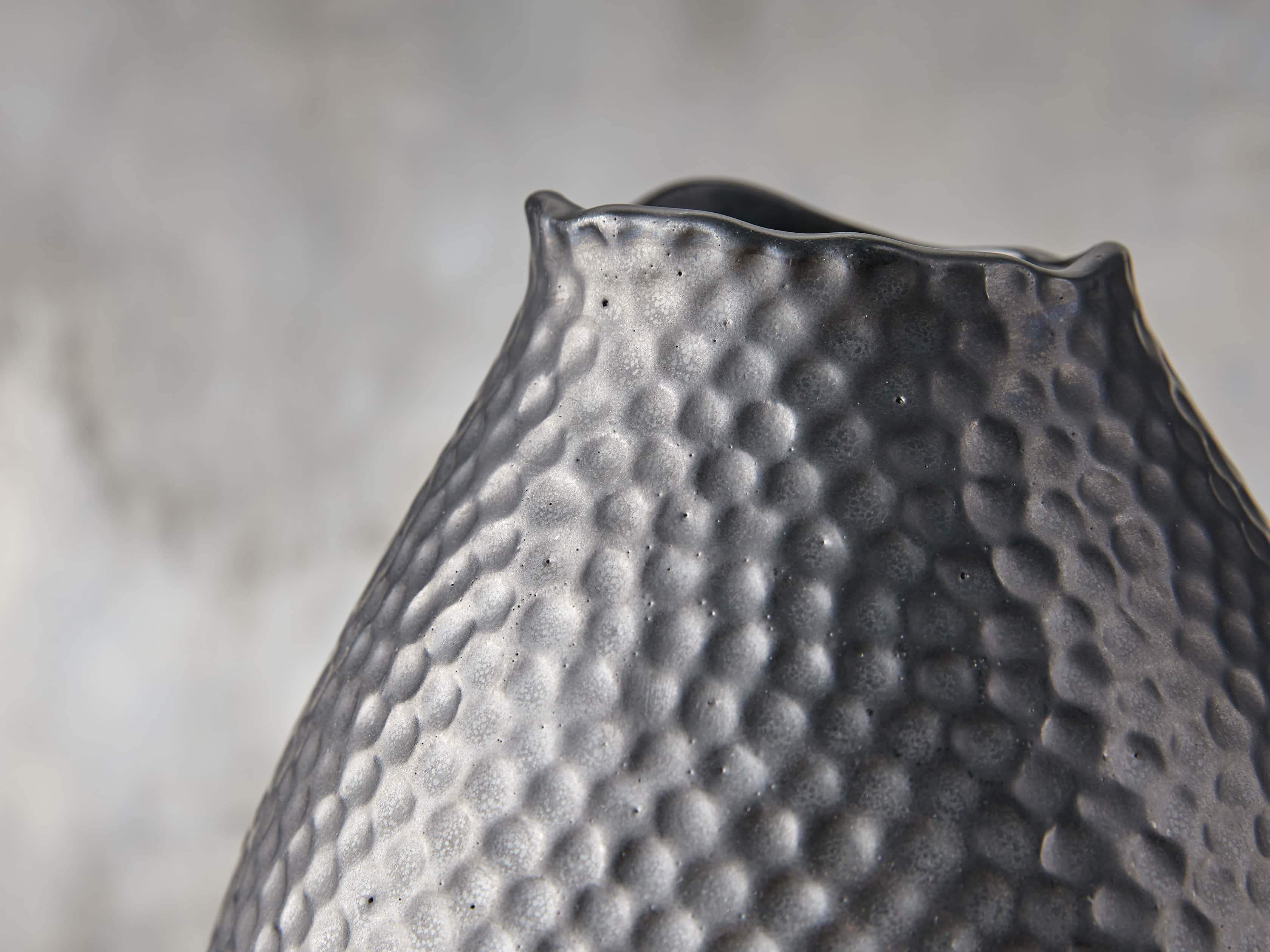 Eva Tall Vase in Black, slide 2 of 3