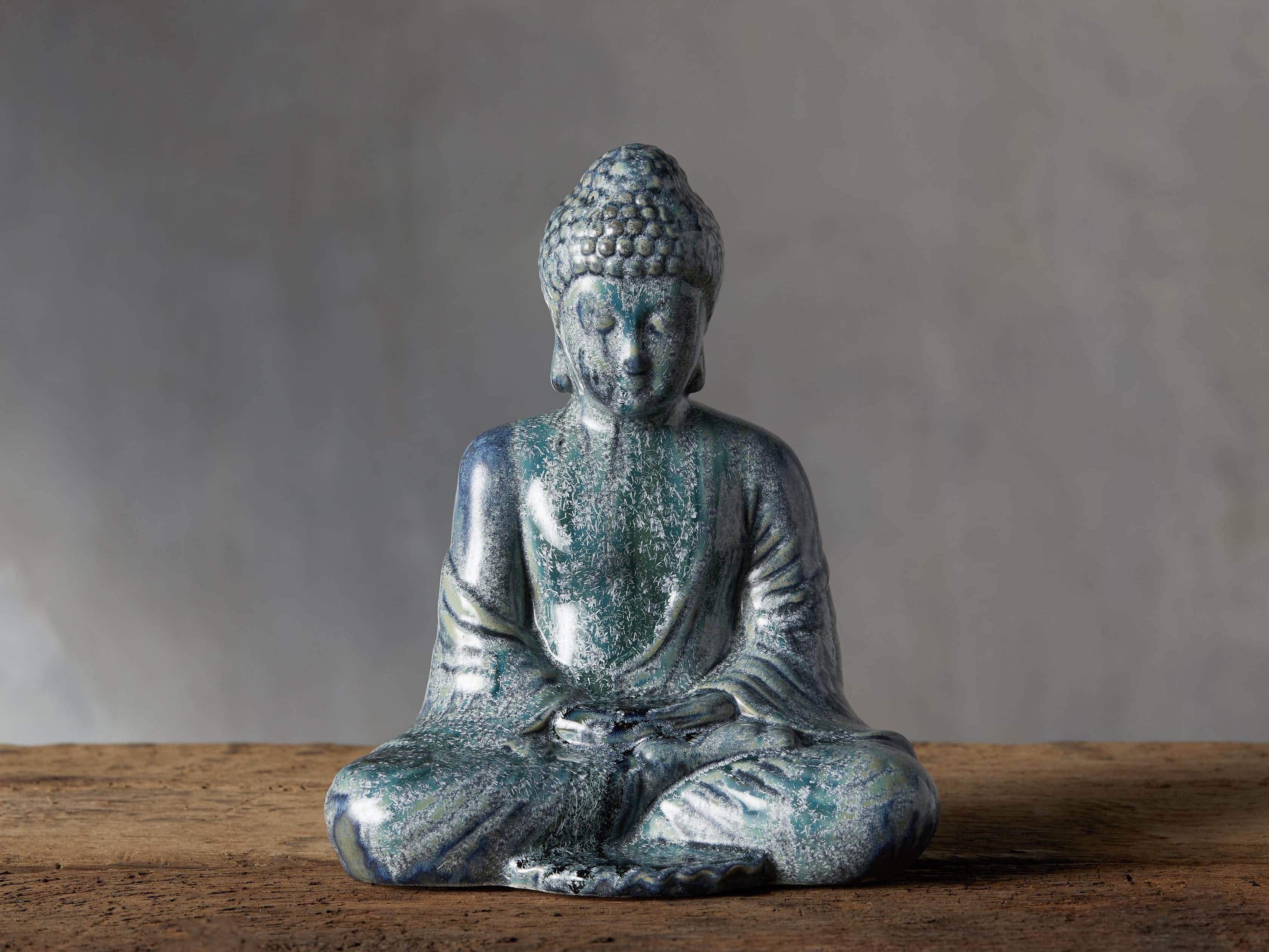 Seated Blue Buddha, slide 1 of 4