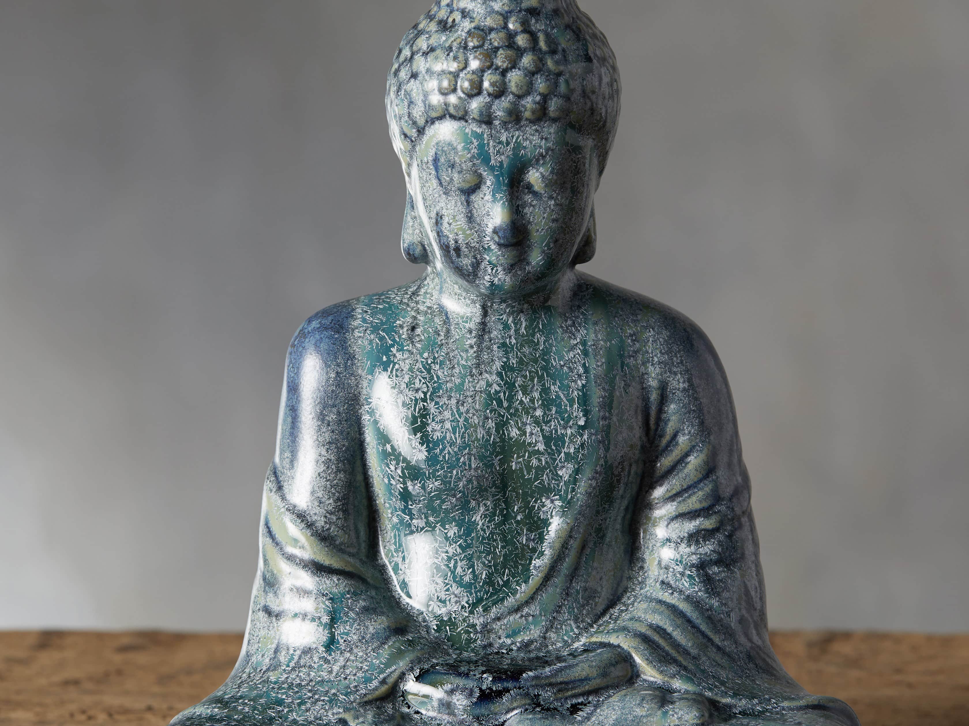 Seated Blue Buddha, slide 2 of 4