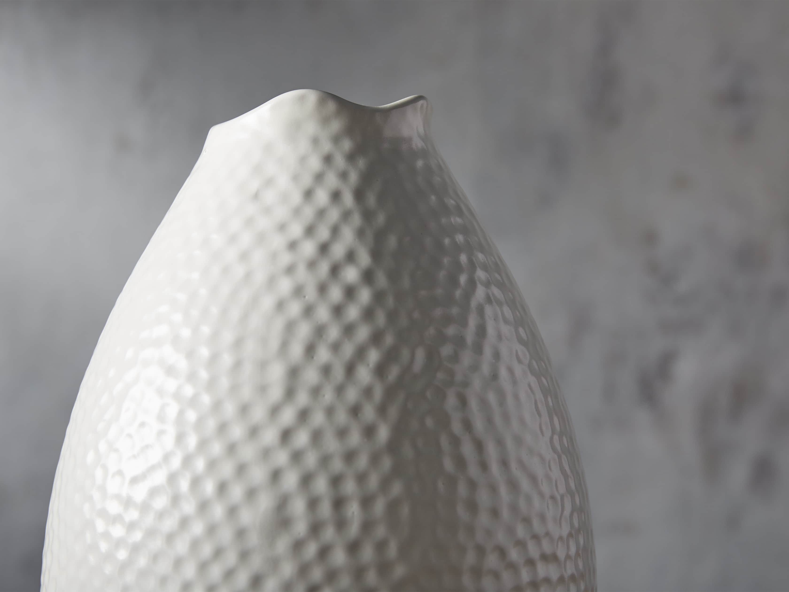 Eva Tall Vase in White, slide 2 of 6